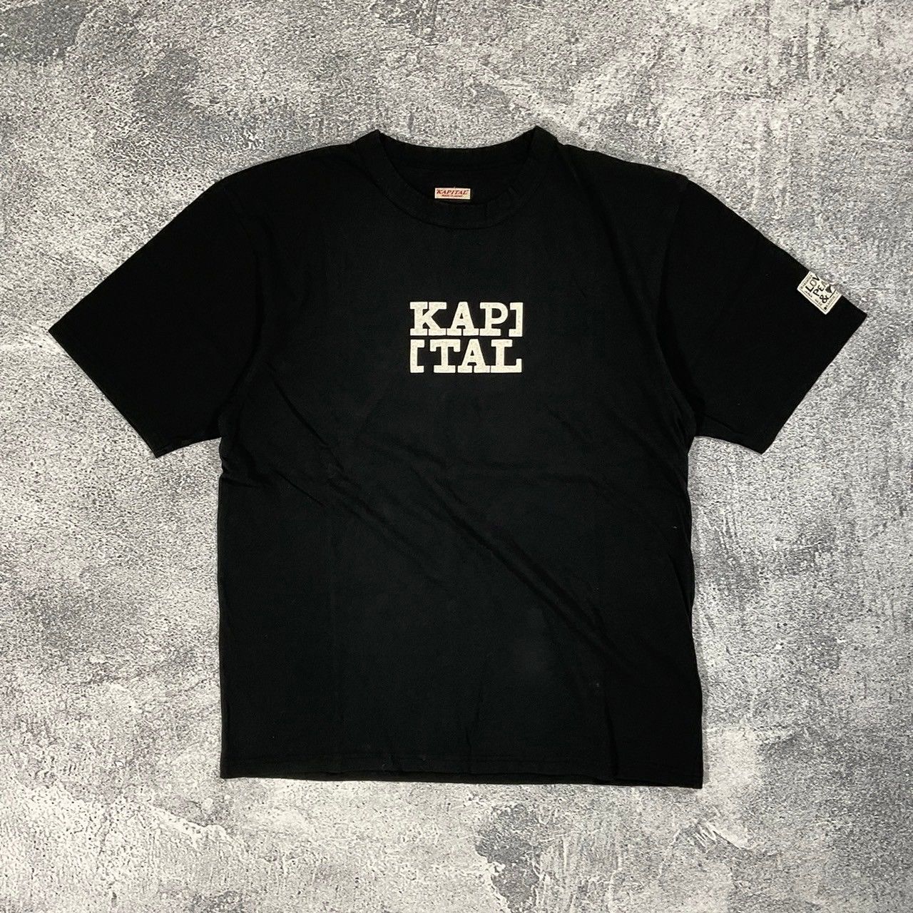 KAPITAL ROOKIE CREW TEE LOGO