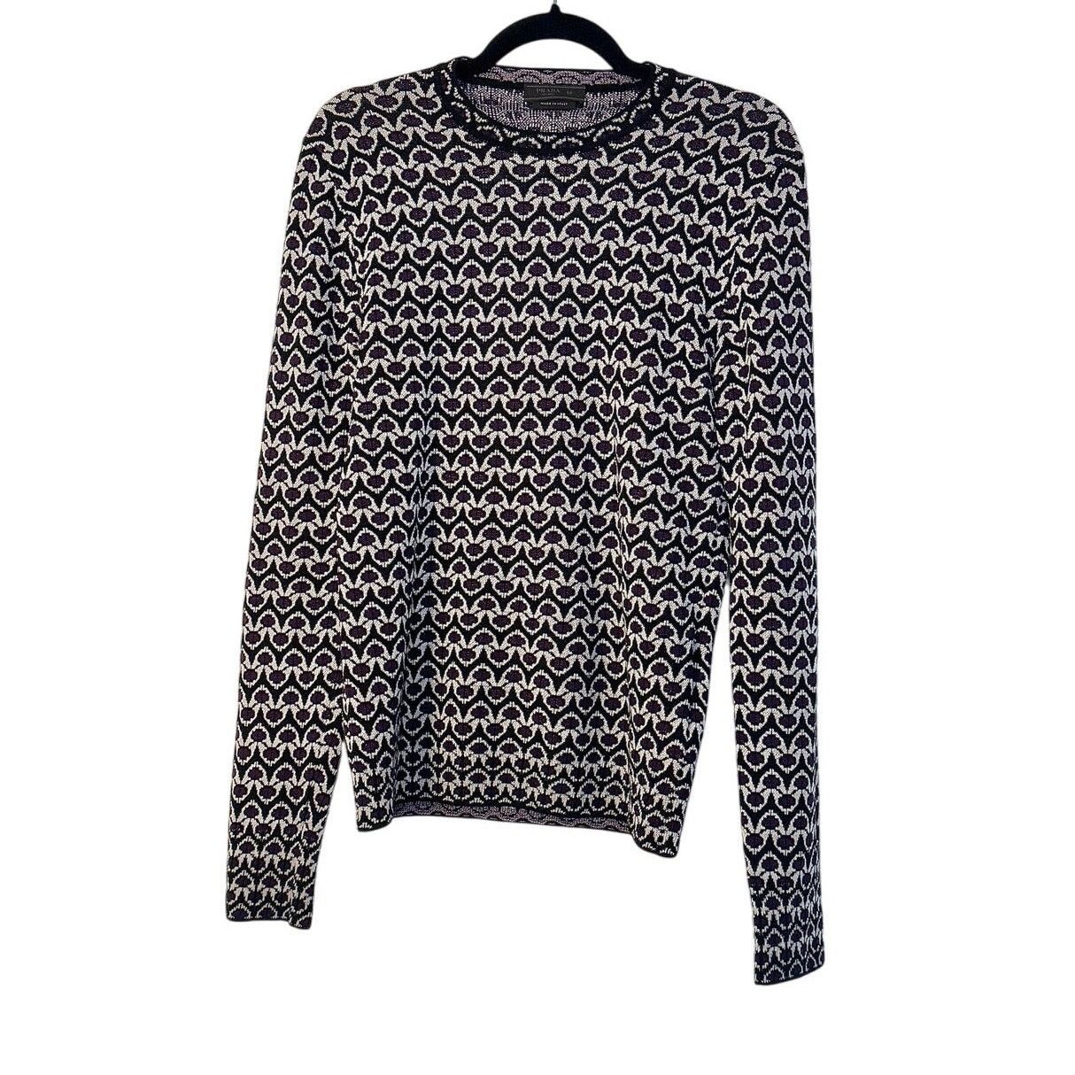 Prada Prada Men's Virgin Wool Pullover Size US L / EU 52-54 / 3 - 1 Thumbnail