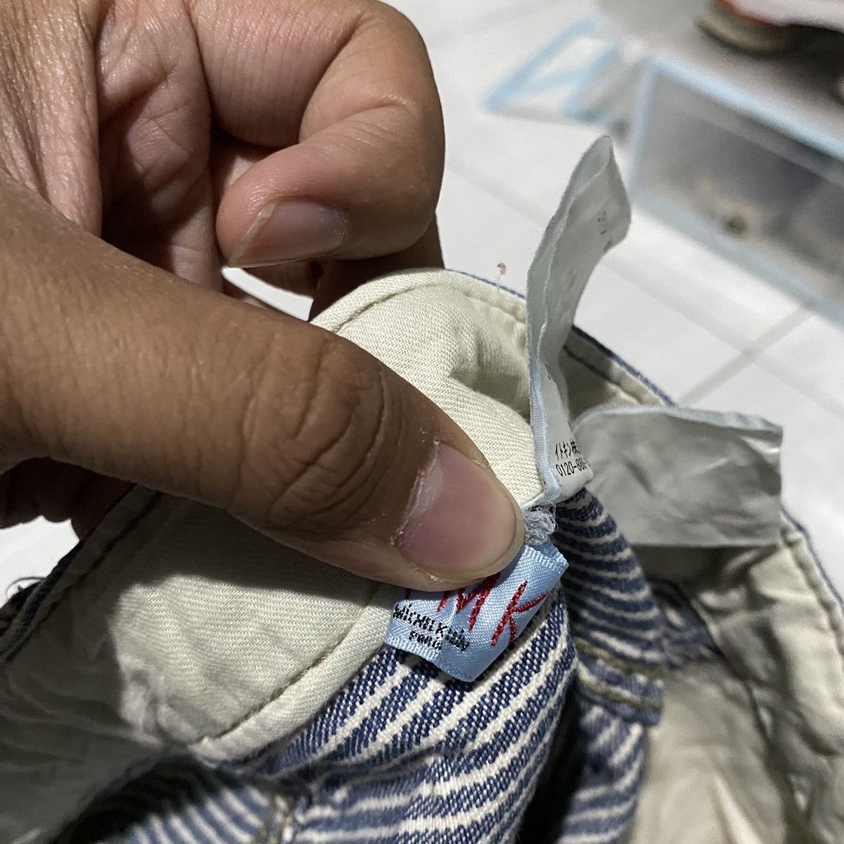 If Six Was Nine × Issey Miyake × Michel Klein Michel Klein Carpenter Pants Hickory Sunfaded Size 32" / US 10 / IT 46 - 8 Thumbnail