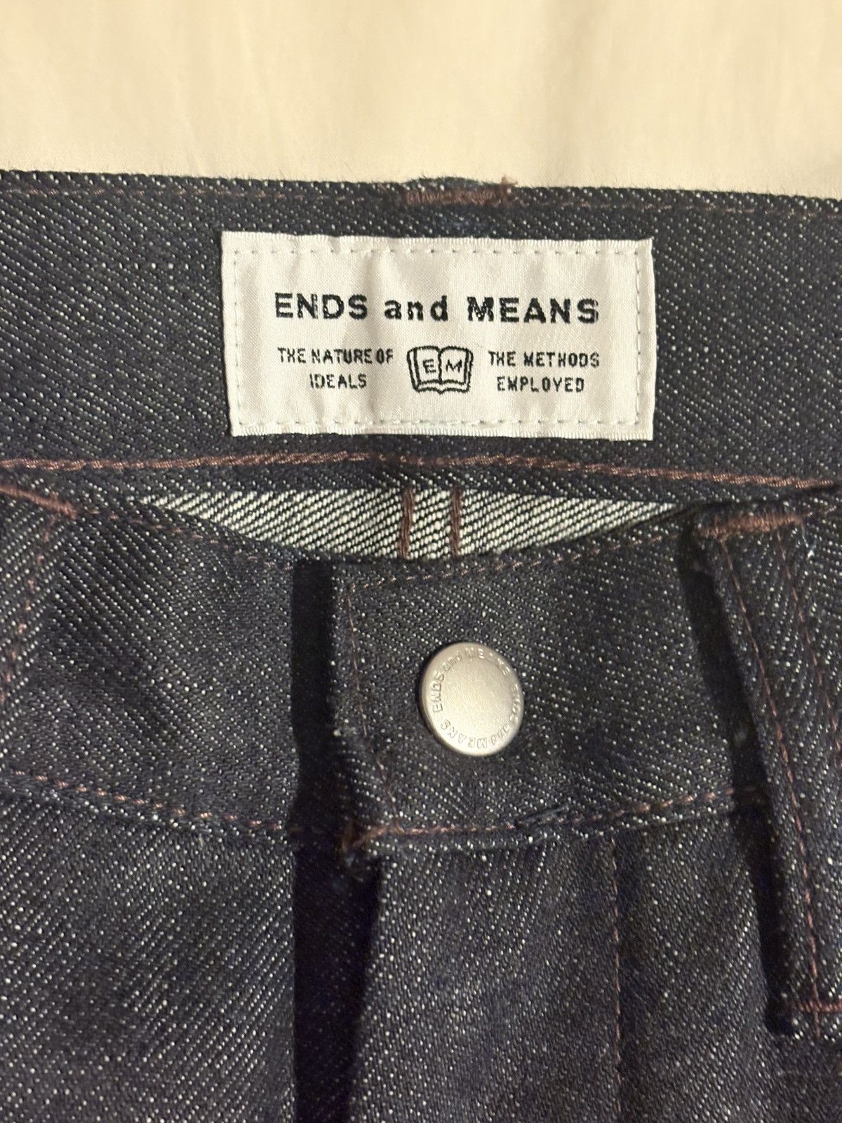 ENDS and MEANS ENDS and MEANS Japanese Selvedge Denim Size US 30 / EU 46 - 4 Thumbnail