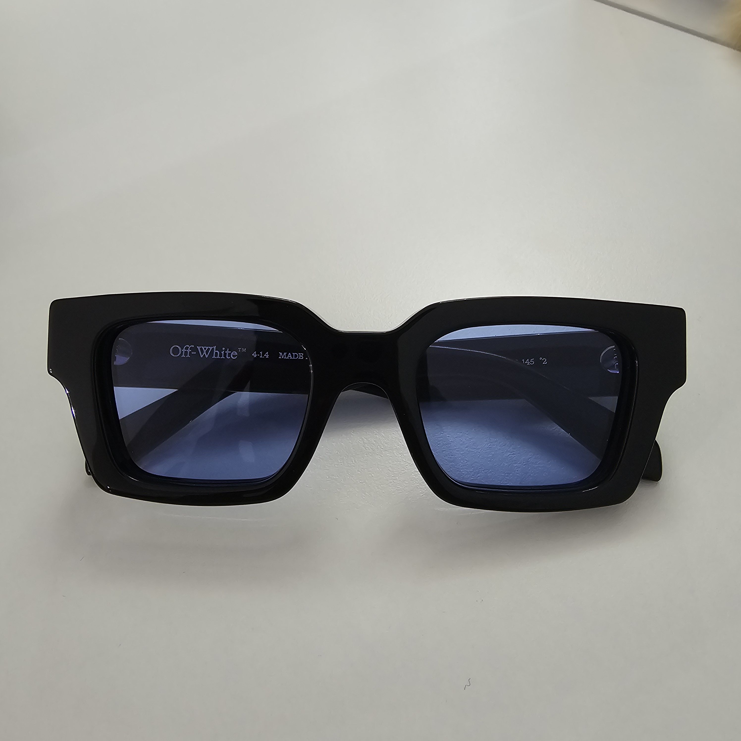 Off-White OFF WHITE Virgil Sunglasses BLACK BLUE Size ONE SIZE - 10 Thumbnail