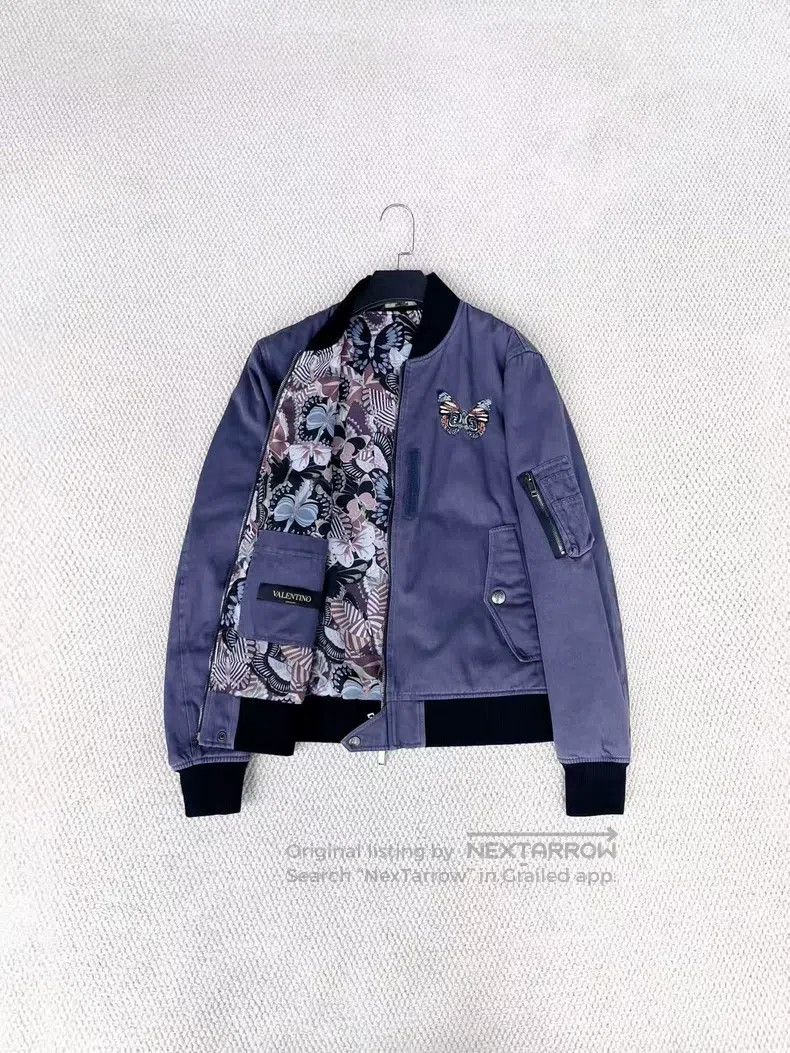 Valentino Valentino Washed gray front and back rework embroidered b Size US M / EU 48-50 / 2 - 4 Thumbnail