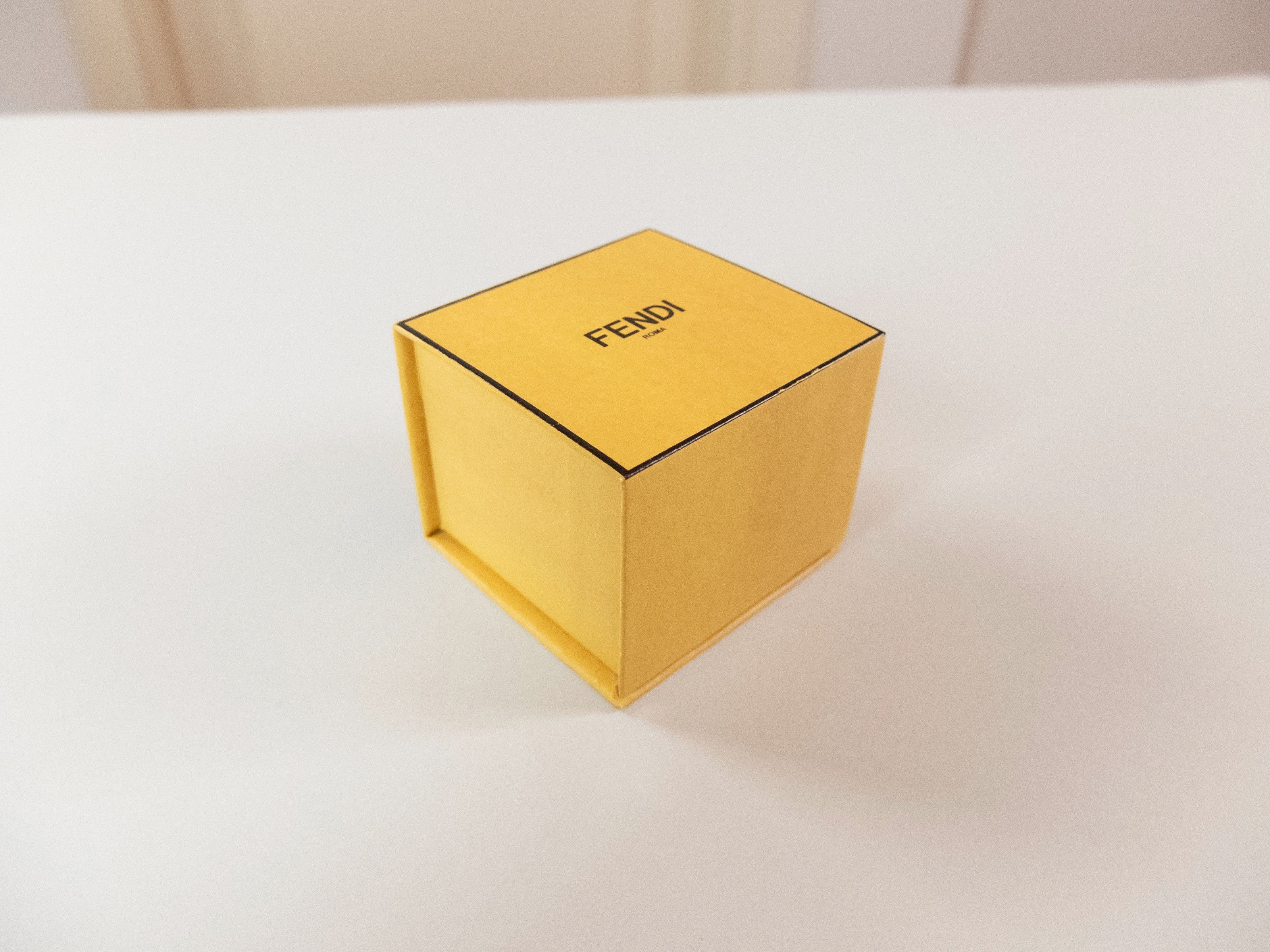 Fendi FENDI O'Lock satin gold tone metal FF ring Medium authentic Size ONE SIZE - 9 Thumbnail