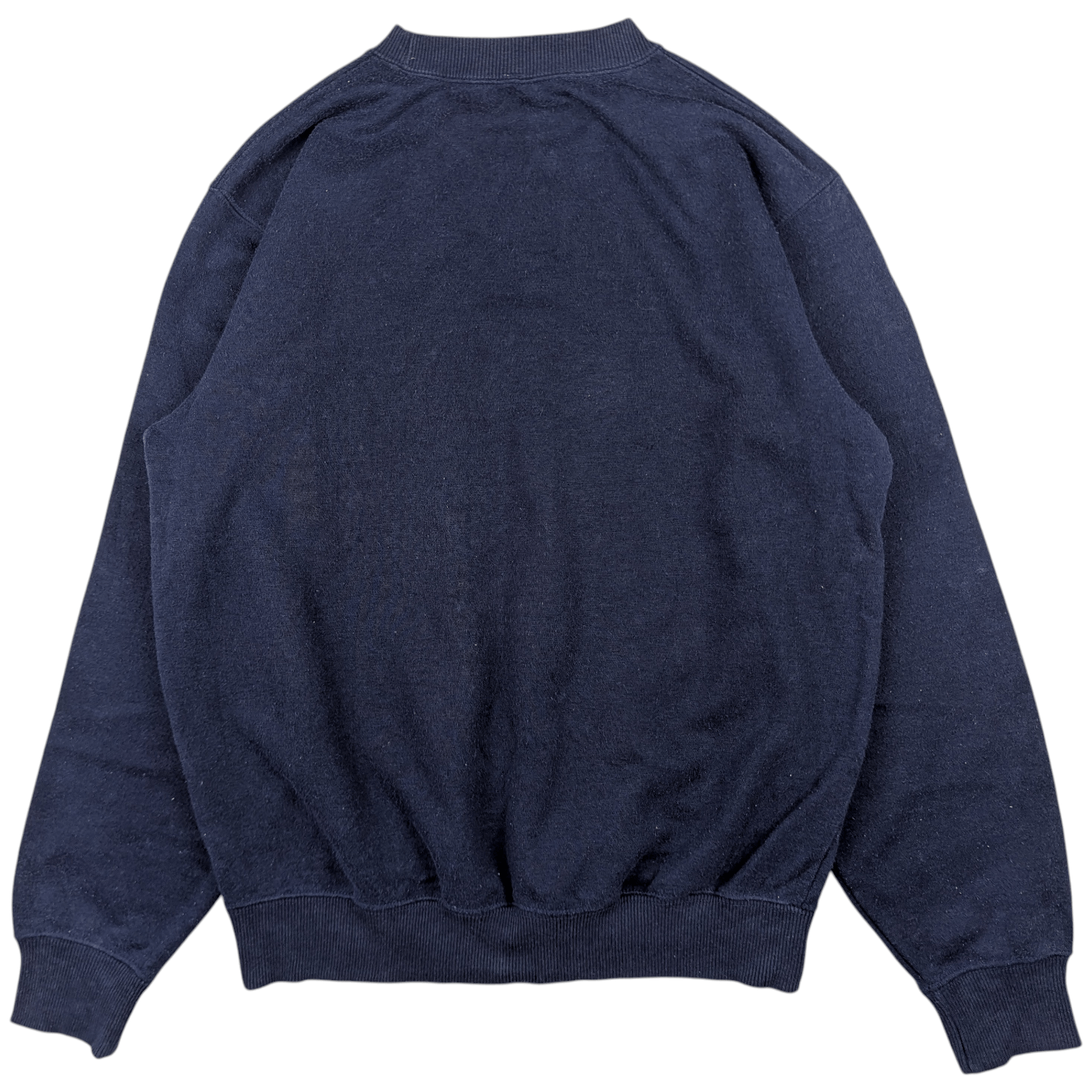 Uniqlo Vintage 90's UNIQLO Dark Blue Sweatshirts Jumper Pullover Size US M / EU 48-50 / 2 - 7 Thumbnail