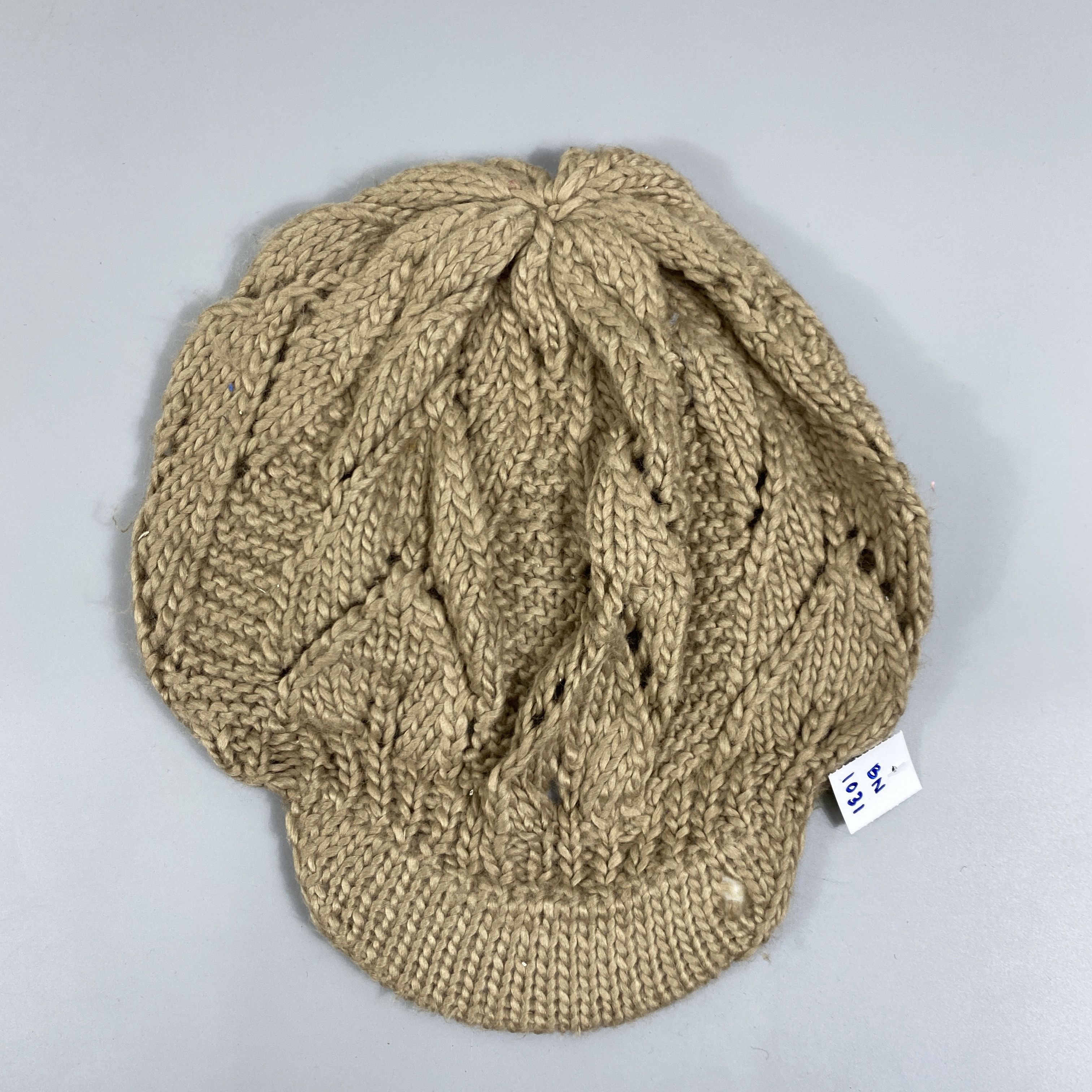 Japanese Brand Knitted Slouchy Beanie Hats With Brim -BN1031 Size ONE SIZE - 6 Thumbnail