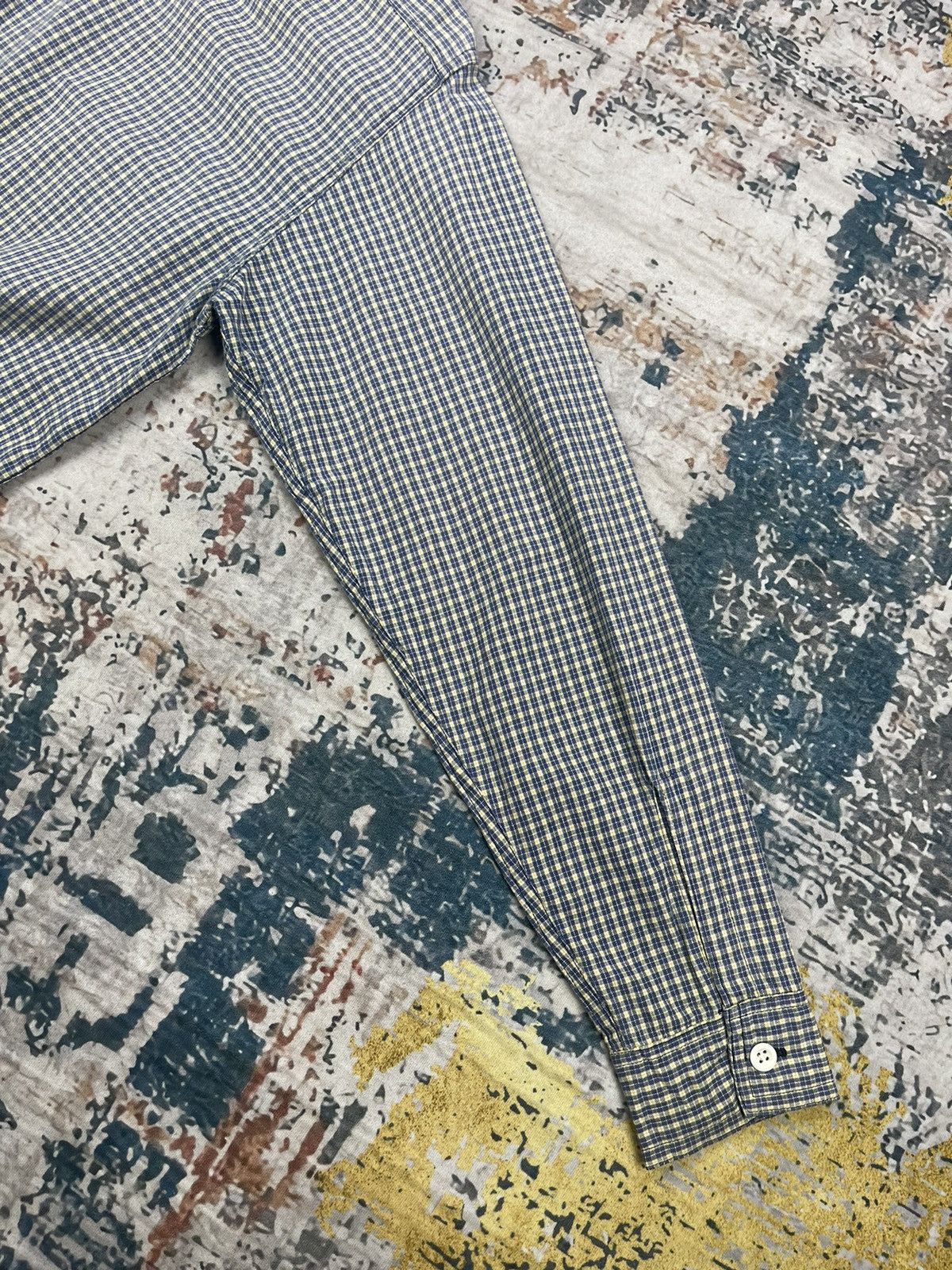 Sugar Cane Vintage Sugar Cane Marble Plaid Flannel Shirt Size US M / EU 48-50 / 2 - 5 Thumbnail