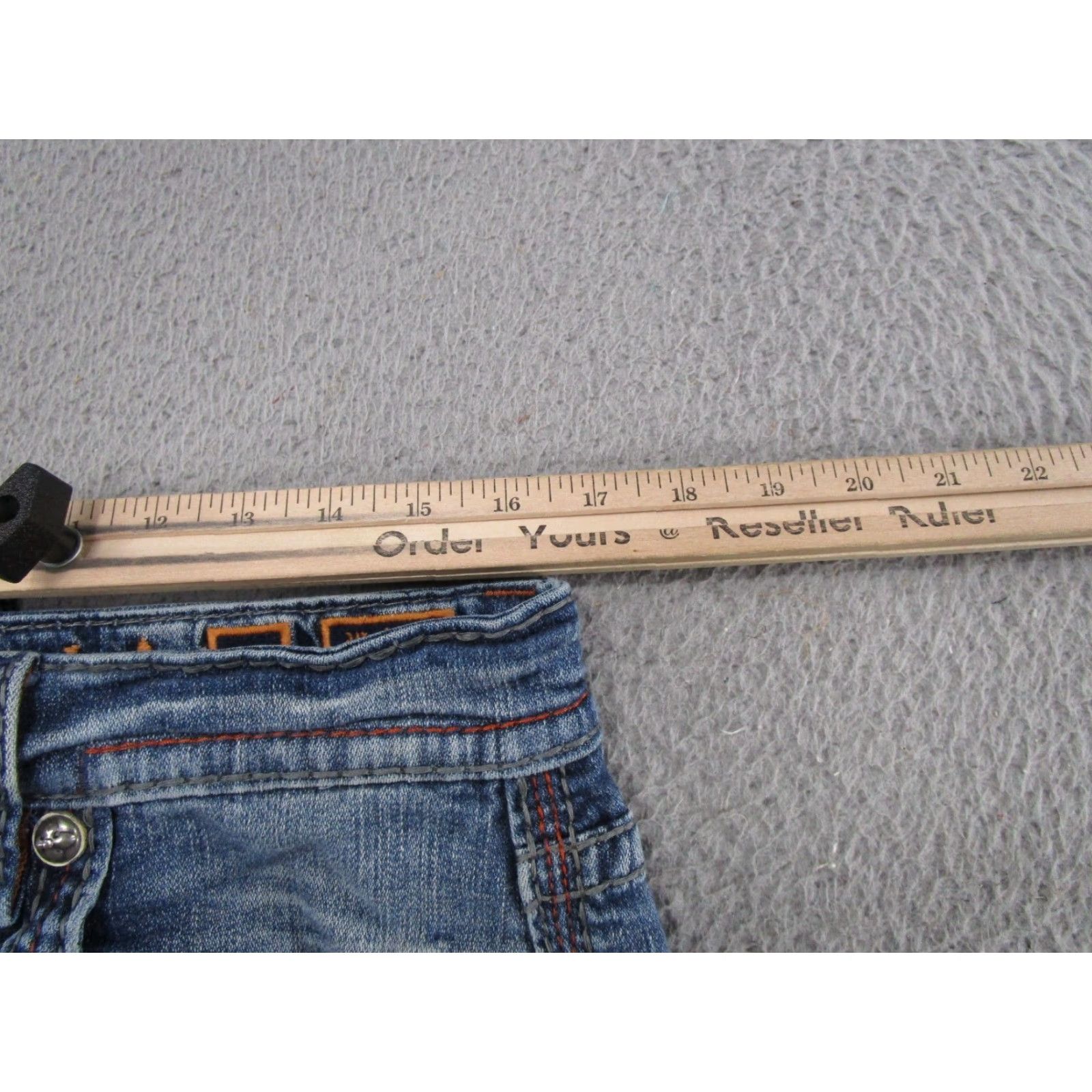 Vintage Rock Revival Men’s Jeans Bootcut Blue 33 Size Cut Offs Size US 33 - 4 Thumbnail