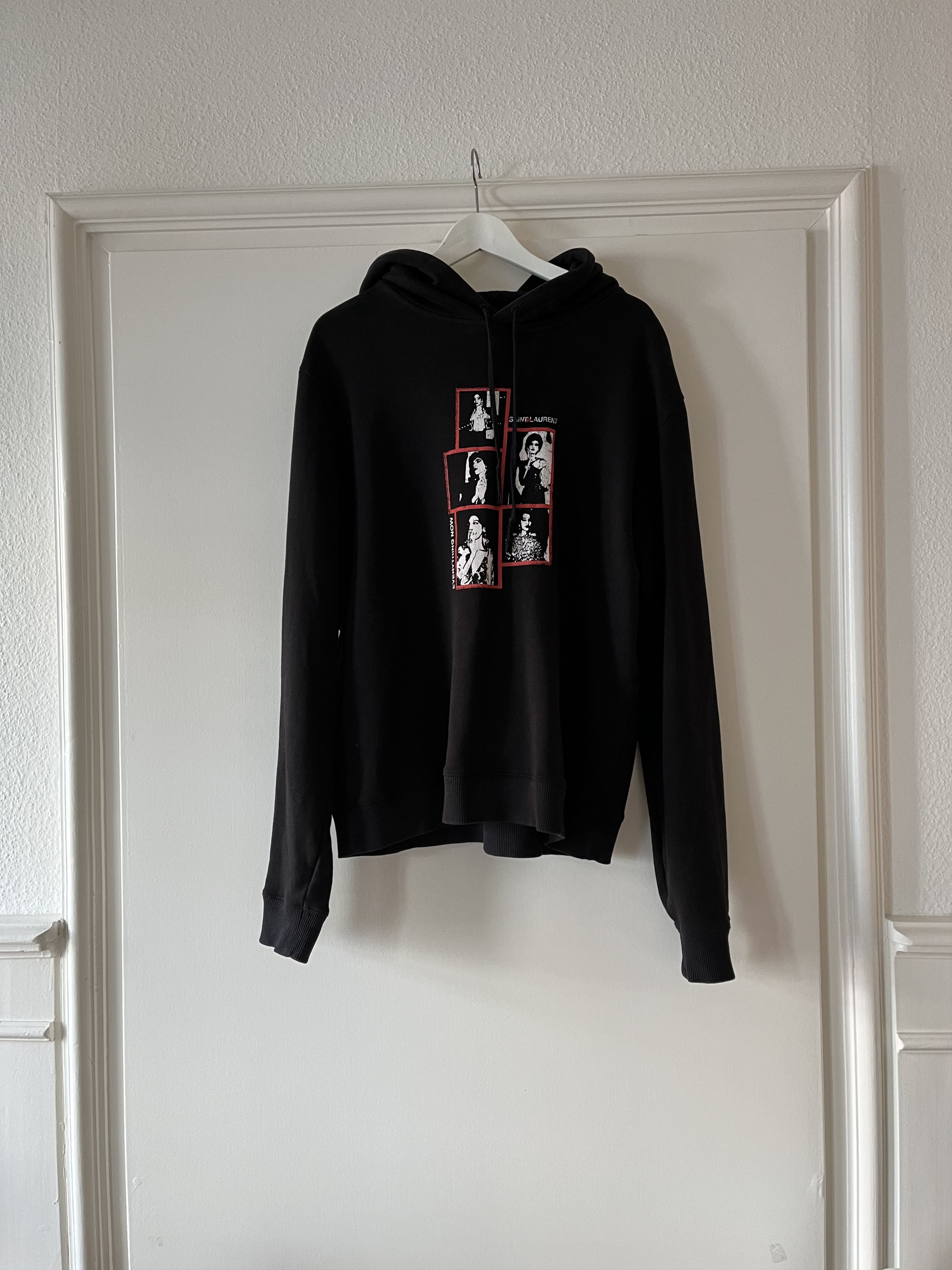 image of YVES Saint Laurent Hoodie "everything Now" in Black, Men's (Size XL)