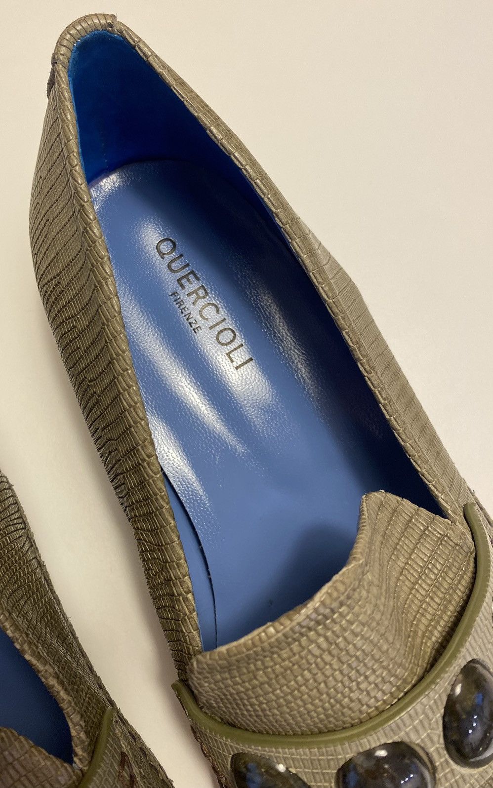 Quercioli Green Lizard loafer Quercioli Size US 9 / EU 42 - 6 Thumbnail