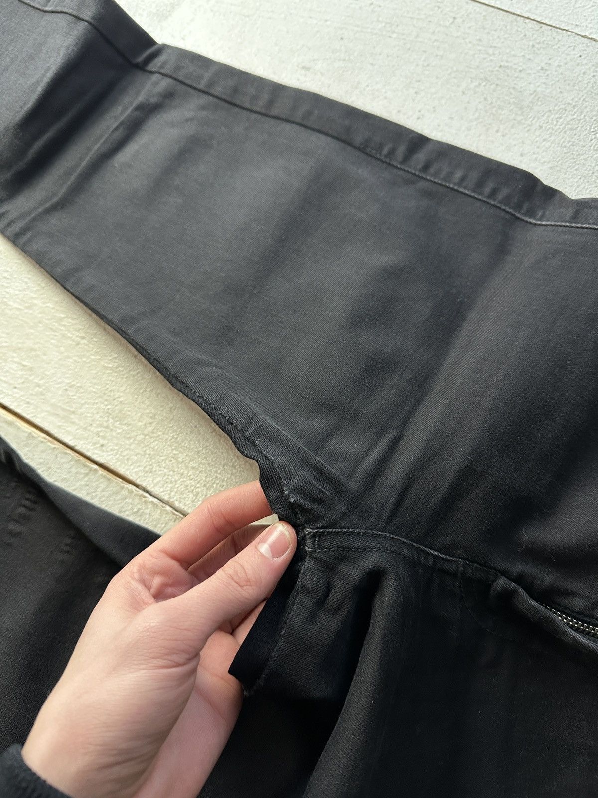 Diesel 🚨 DIESEL AVANT GARDE GOTHIC WOMEN JEANS LOGO IFSIXWASNINE Size 26" / US 2 / IT 38 - 8 Thumbnail