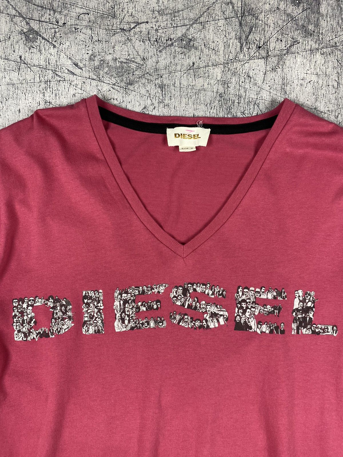 Diesel × Vintage Vintage Diesel Y2K Big Logo Tee T Shirt Size US M / EU 48-50 / 2 - 5 Thumbnail