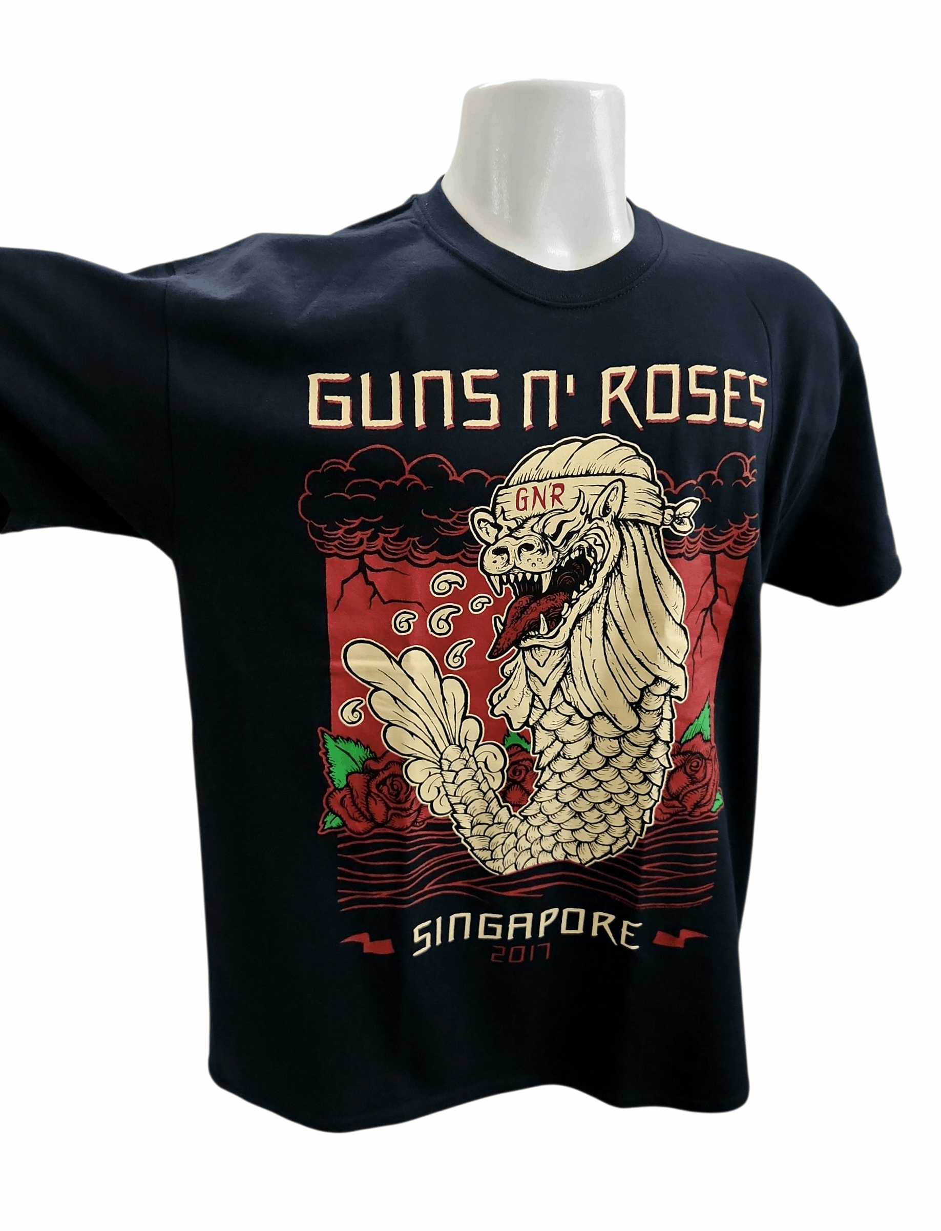Band Tees Guns N Roses Not In This Lifetime 2017 Singapore SZ Large Size US L / EU 52-54 / 3 - 2 Thumbnail