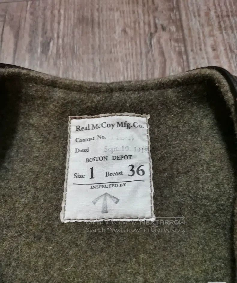 The Real McCoy's The Real McCoys Horseskin tea core vest Size US XS / EU 42 / 0 - 5 Thumbnail