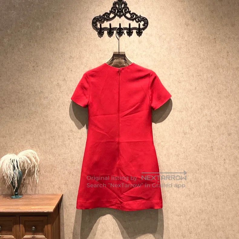 Valentino Valentino Beaded red lips full of printed dress Size XS / US 0-2 / IT 36-38 - 2 Thumbnail