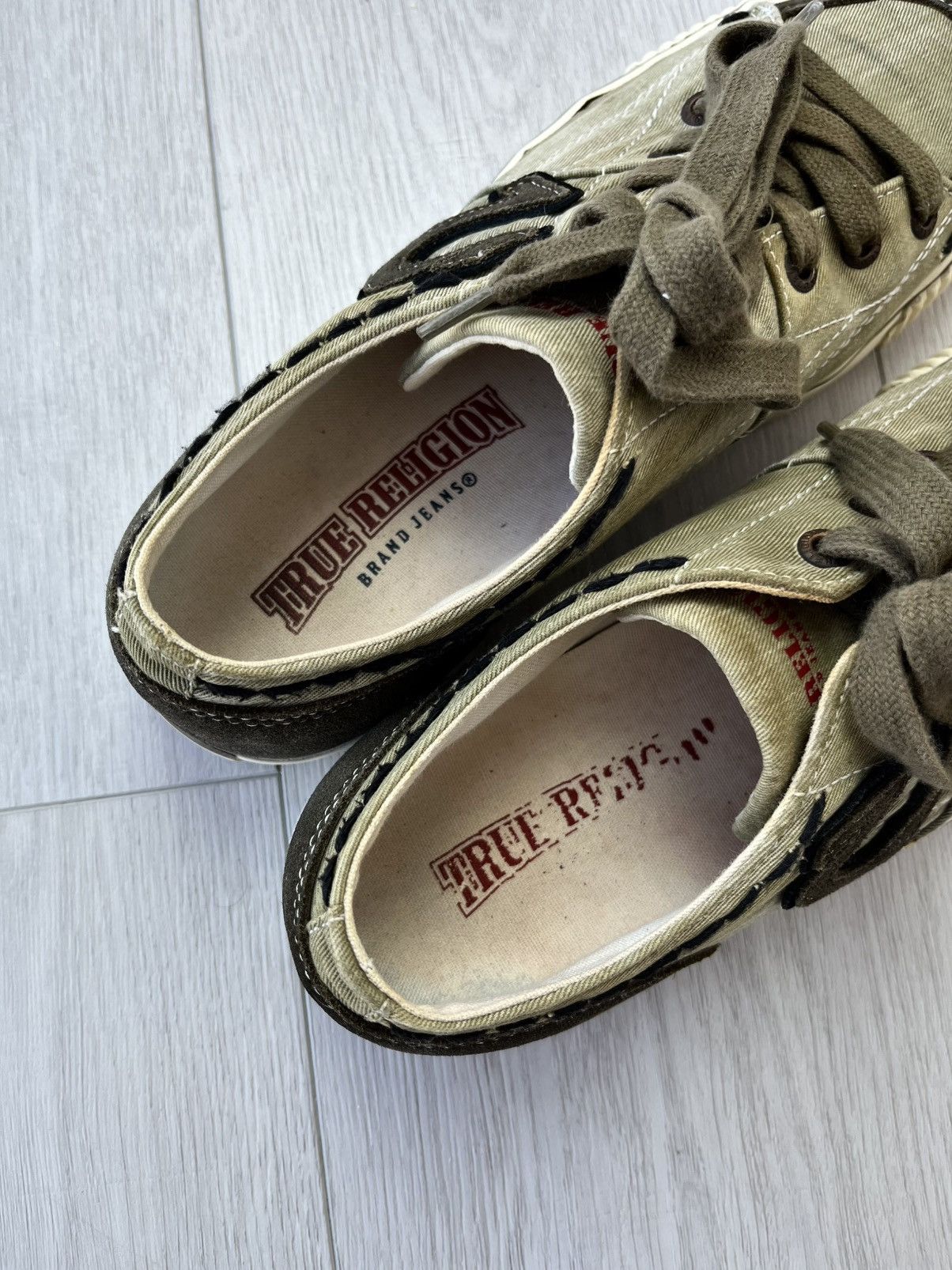 Japanese Brand Vintage True Religion Jeans Sneakers Y2K Chief Keef Hype 90s Size US 8 / EU 41 - 12 Thumbnail