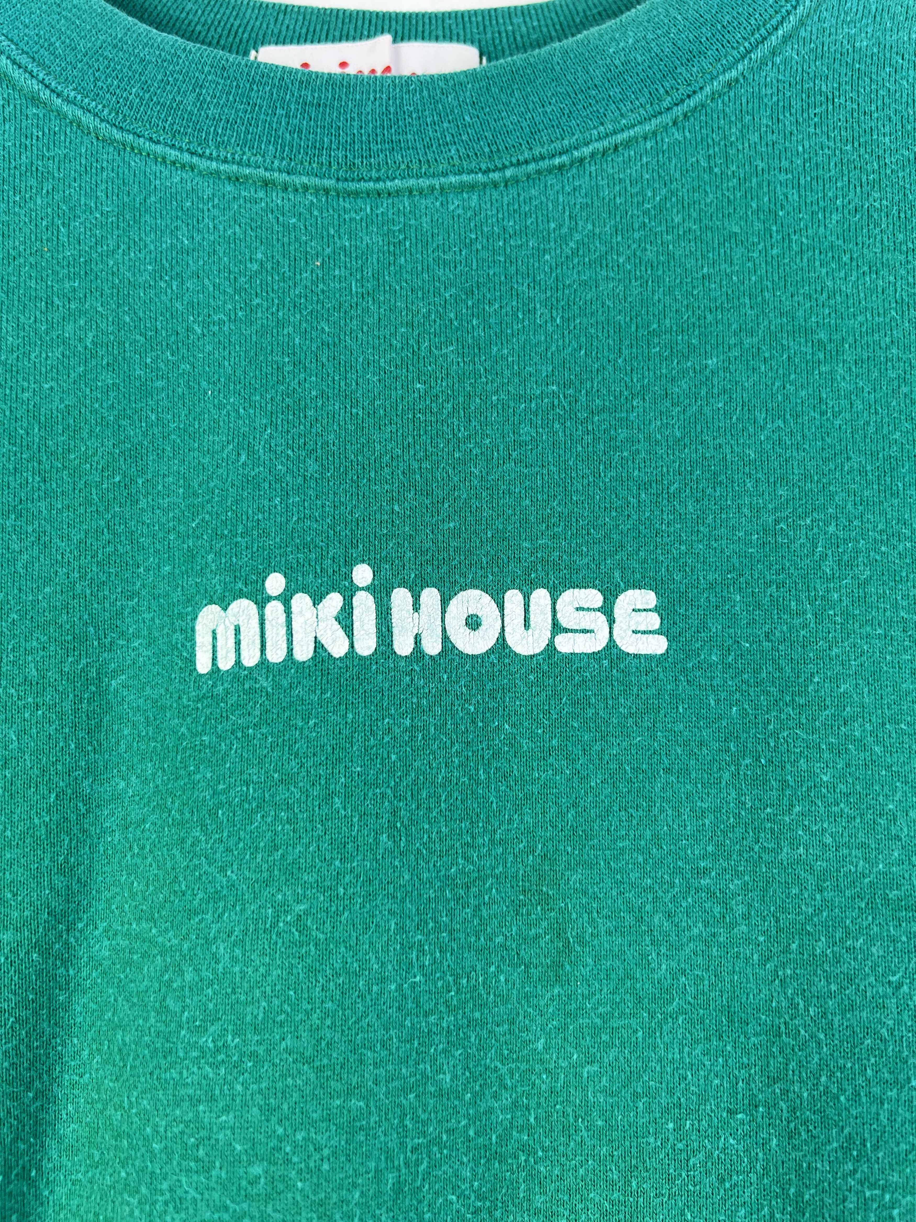 Japanese Brand Mikihouse Junior Big Logo Sweatshirt (YL) GTMP206 Size US S / EU 44-46 / 1 - 2 Thumbnail