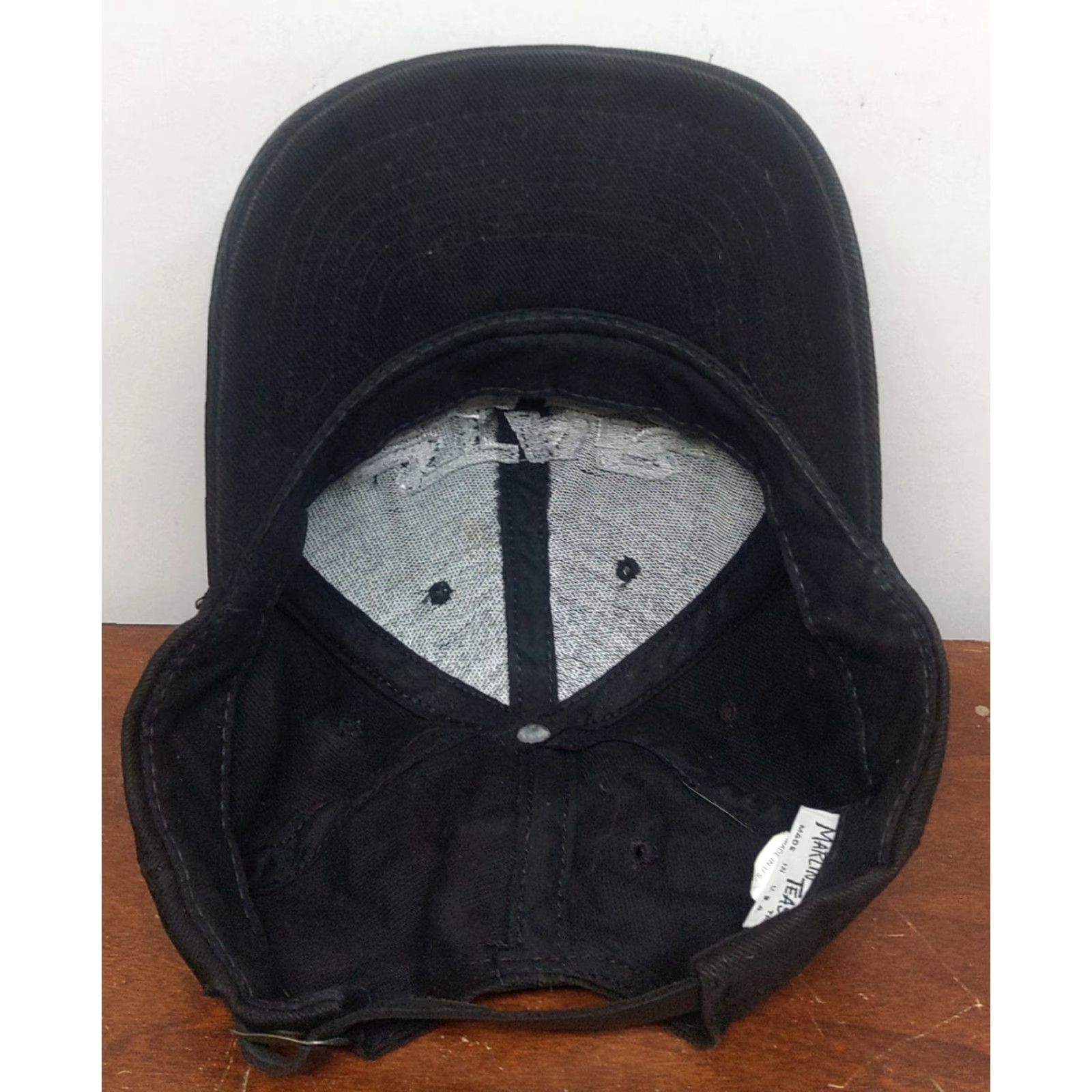 Star Wars VINTAGE Star Wars Ball Cap Black Embroidery USA Strapback One Size Men Hat Negro 90s Size ONE SIZE - 7 Thumbnail