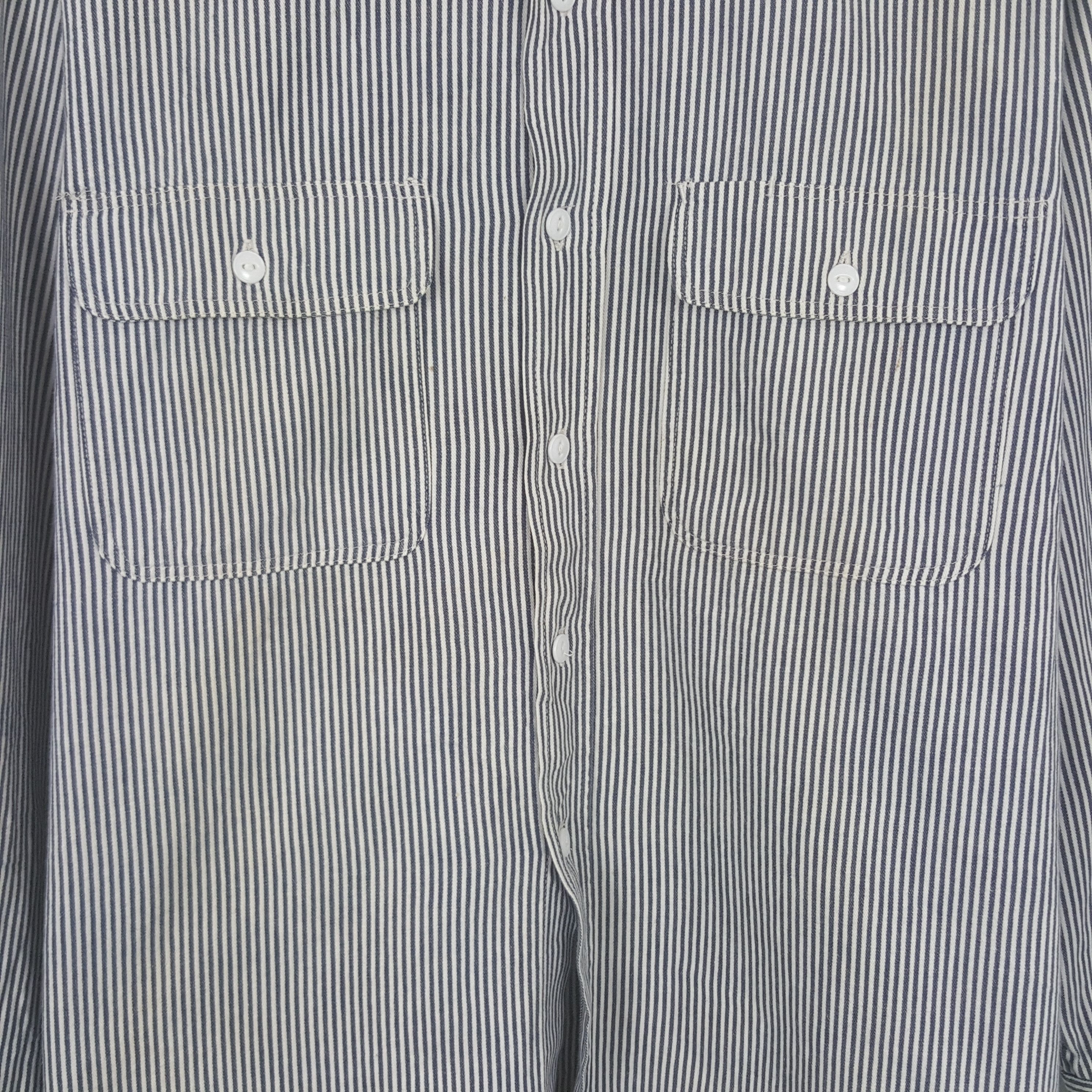 Sugar Cane Vintage Sugar Cane Striped Button Up Shirt Size US L / EU 52-54 / 3 - 2 Thumbnail