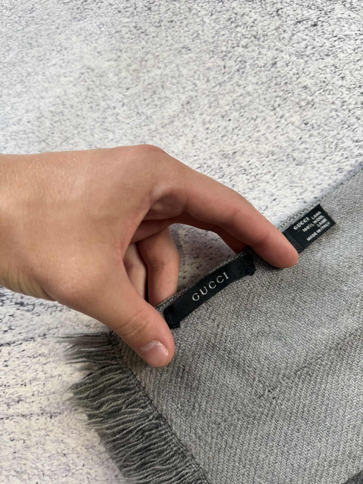 Gucci Vintage Gucci scarf wool Size ONE SIZE - 5 Thumbnail