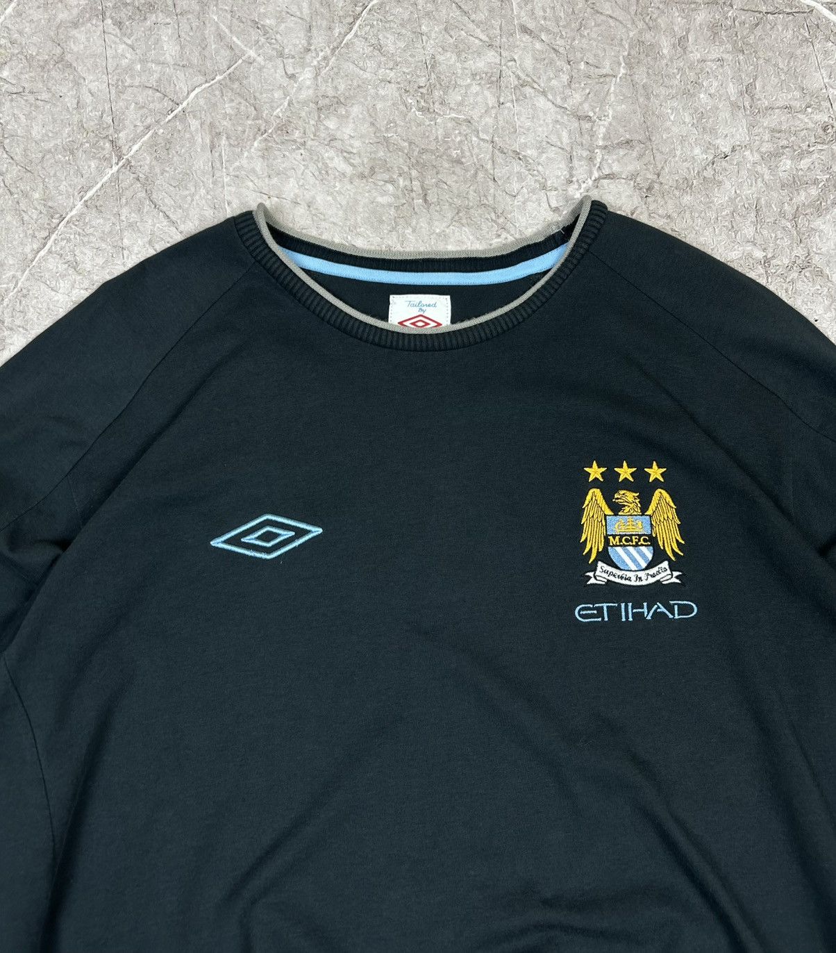 Umbro Umbro 2012-2013 Manchester city long sleeve away jersey Size US XXL / EU 58 / 5 - 4 Thumbnail