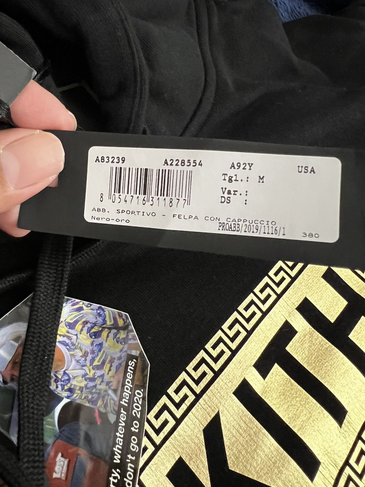 Kith × Versace Kith × Versace Greek Key Hoodie Size US M / EU 48-50 / 2 - 11 Thumbnail