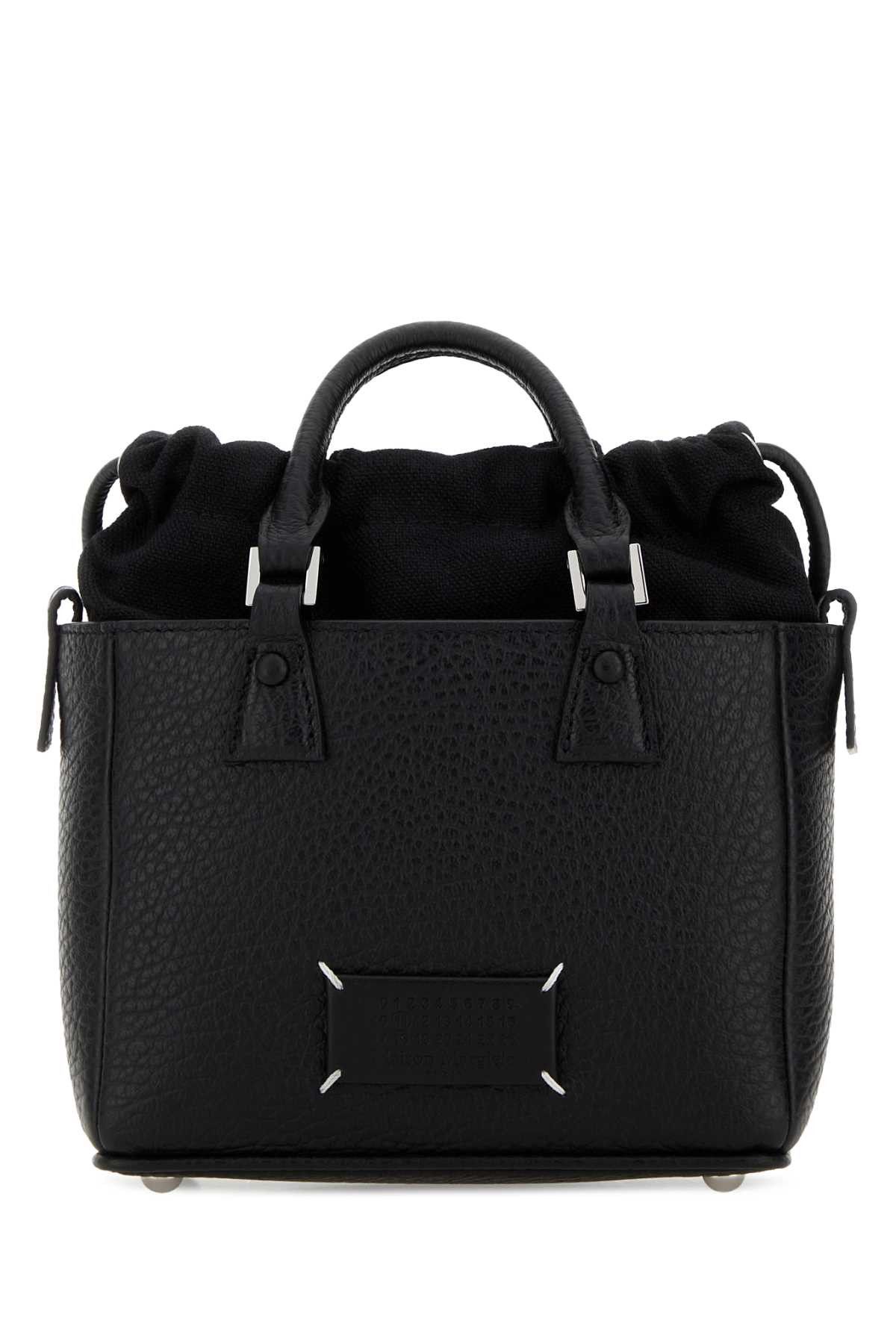 Maison Margiela Black Leather 5Ac Handbag Size ONE SIZE - 1 Thumbnail