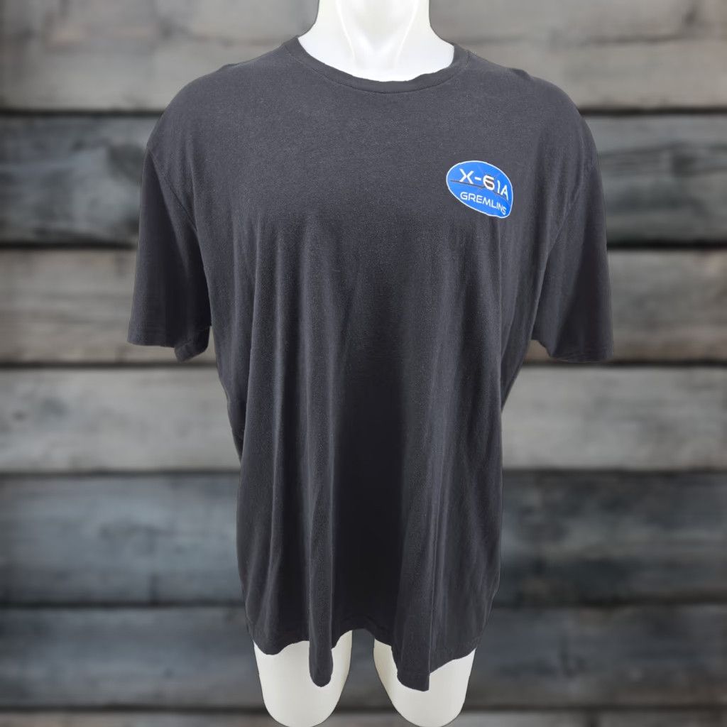 Next Level VINTAGE Dynetics Company X-61A Gremlins Men's Black T-shirt 2XL Size US XXL / EU 58 / 5 - 1 Thumbnail