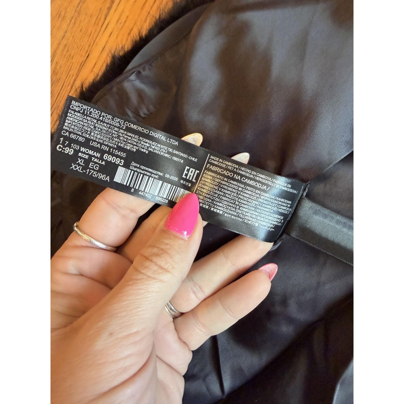 Mango Mango Womens Faux Fur Cropped Jacket XL Size XL / US 12-14 / IT 48-50 - 7 Thumbnail