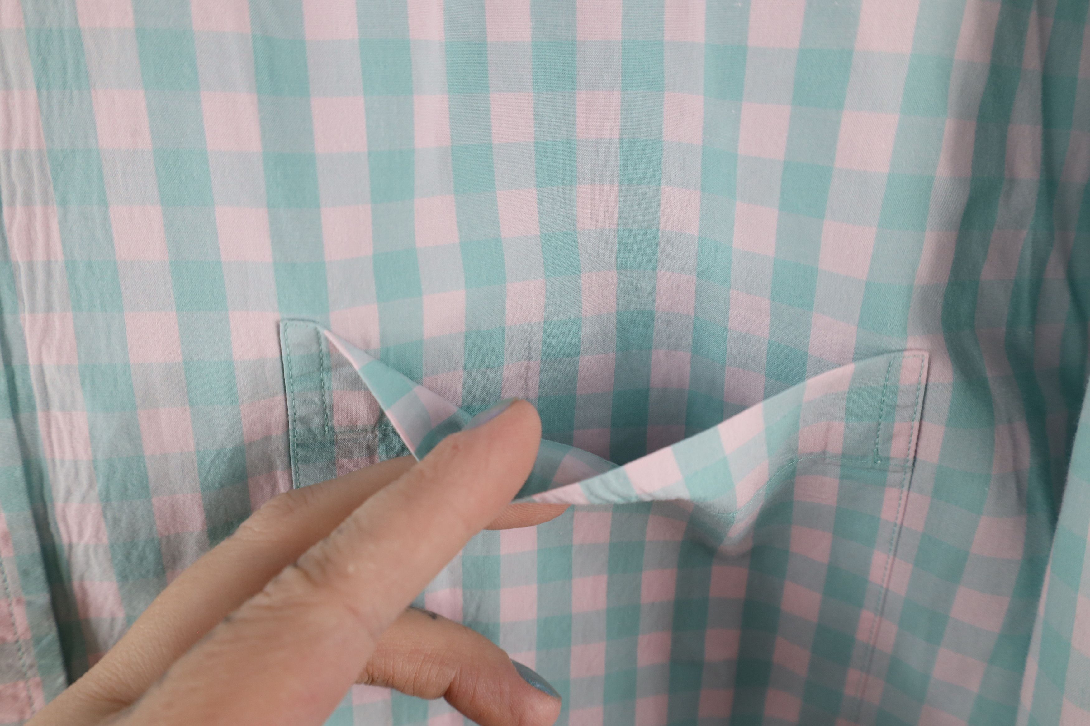 Brooks Brothers × Vintage Brooks Brothers Original Cotton Button Down Shirt Plaid OCBD Size US L / EU 52-54 / 3 - 4 Thumbnail