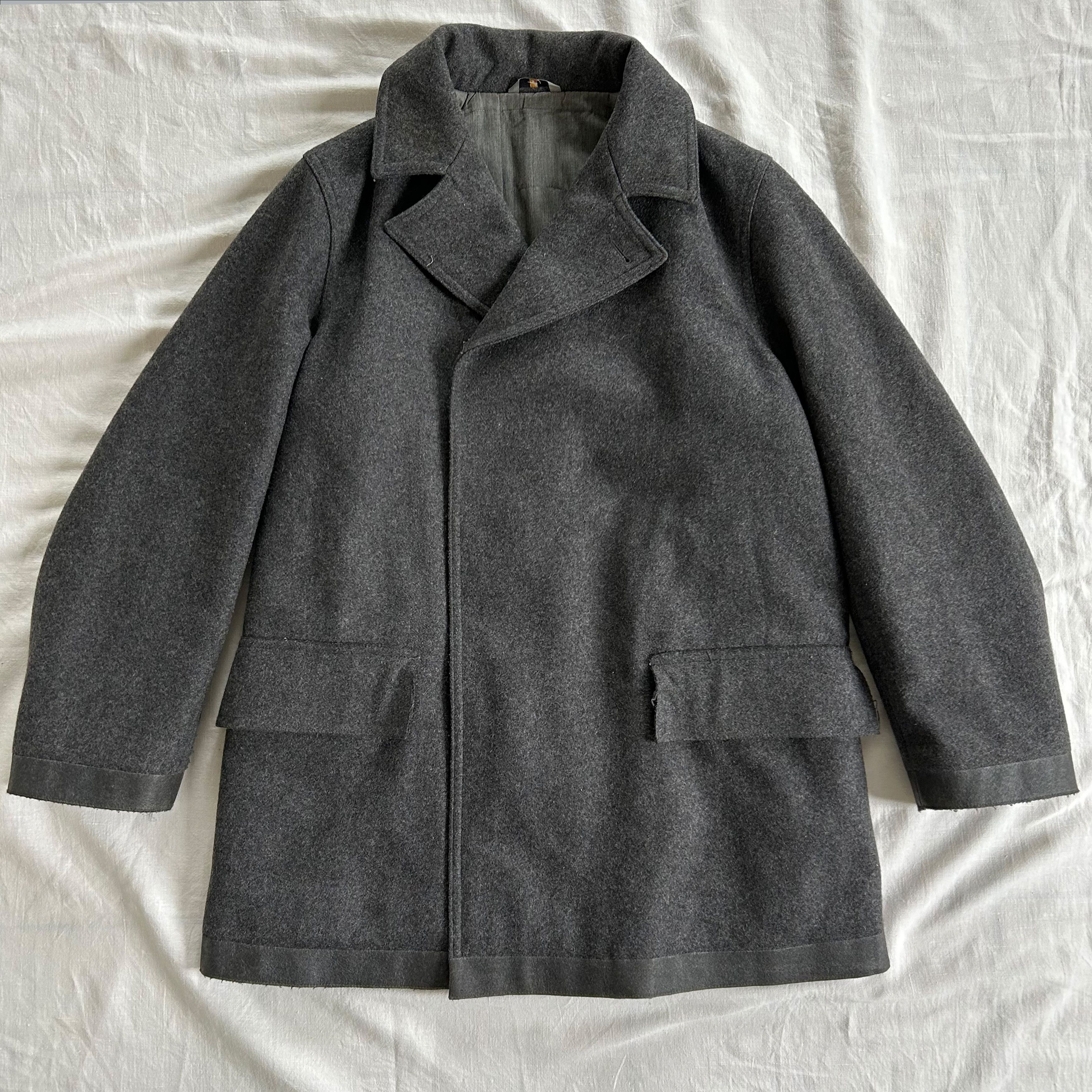 Mandarina Duck Mandarina Duck wool coat with rubberized hems (1990s) Size US M / EU 48-50 / 2 - 4 Thumbnail