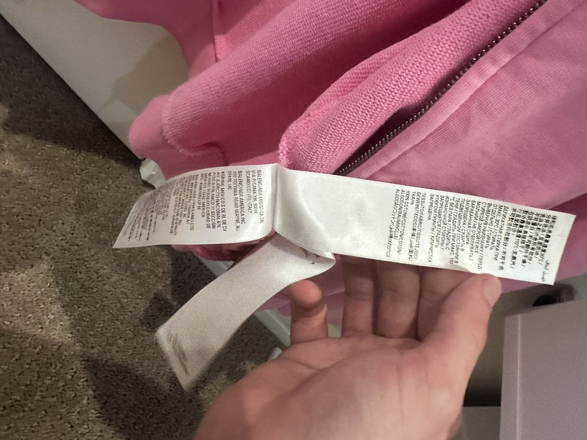 Balenciaga Pink Offshore Balenciaga Zip up Hoodie | Grailed