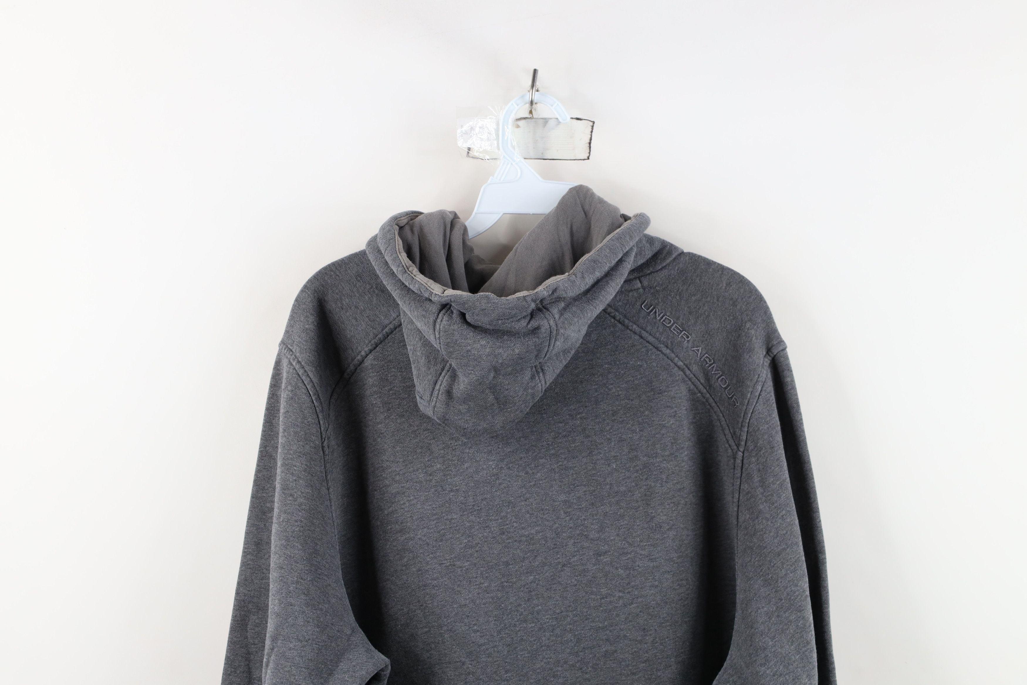Under Armour Under Armour Center Logo Heavyweight Hoodie Sweatshirt Gray Size US L / EU 52-54 / 3 - 11 Thumbnail