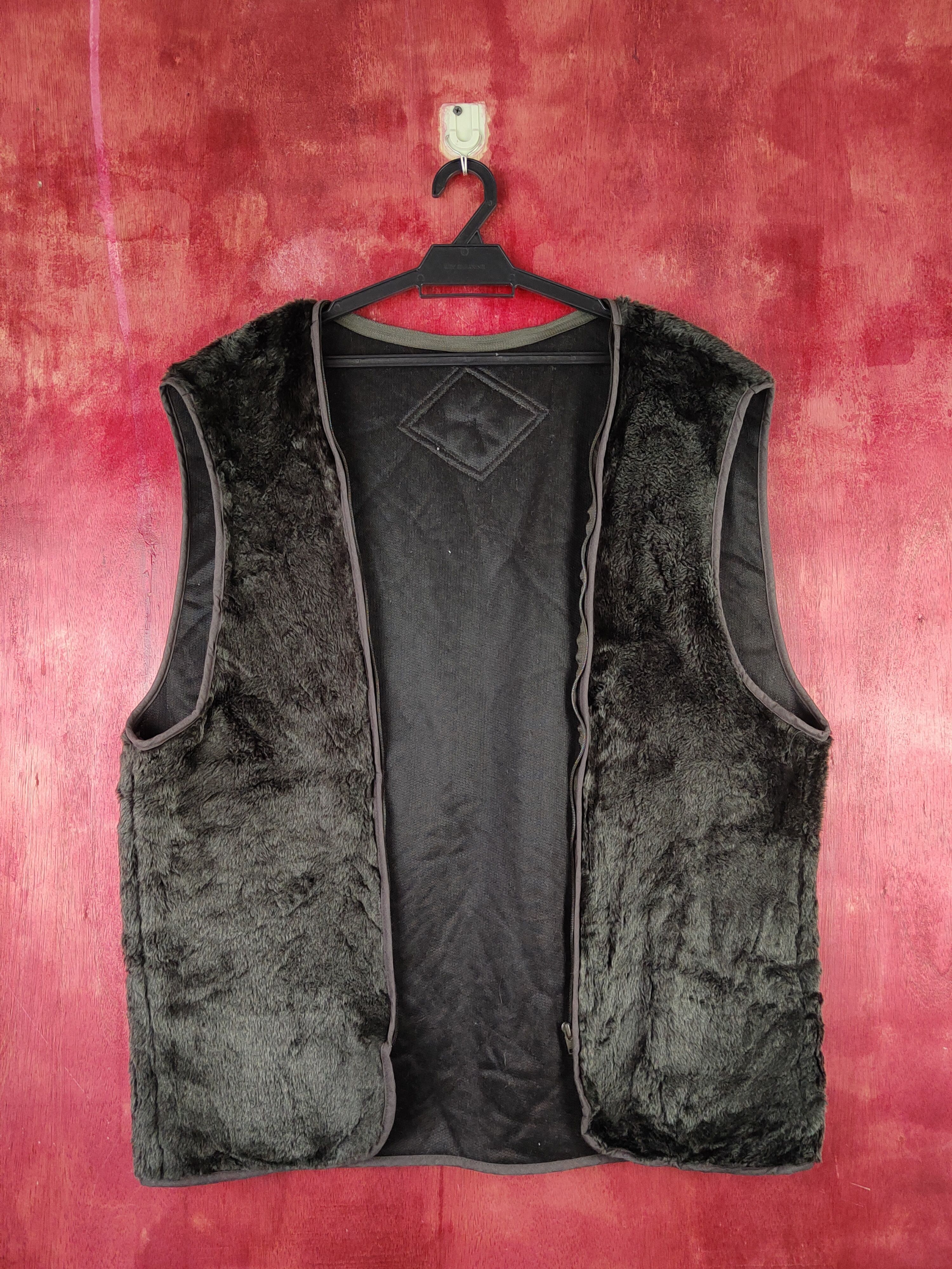 Japanese Brand Japanese Brand Dark Brown Fur Mohair Knitwear Vests #S1473 Size US L / EU 52-54 / 3 - 1 Thumbnail