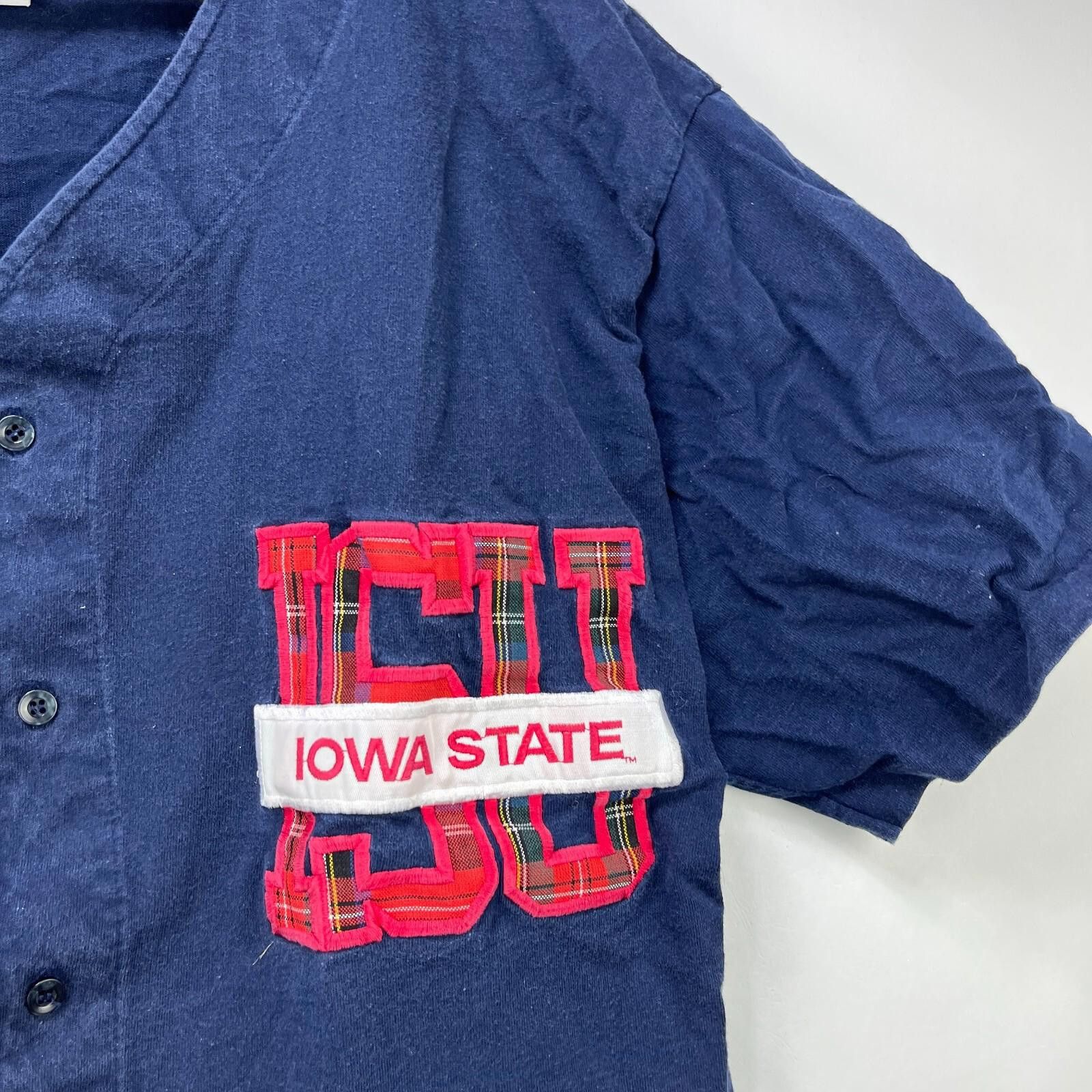 Other Vintage 90s Iowa State Cyclones ISU Baseball Jersey XL Size ONE SIZE - 3 Thumbnail