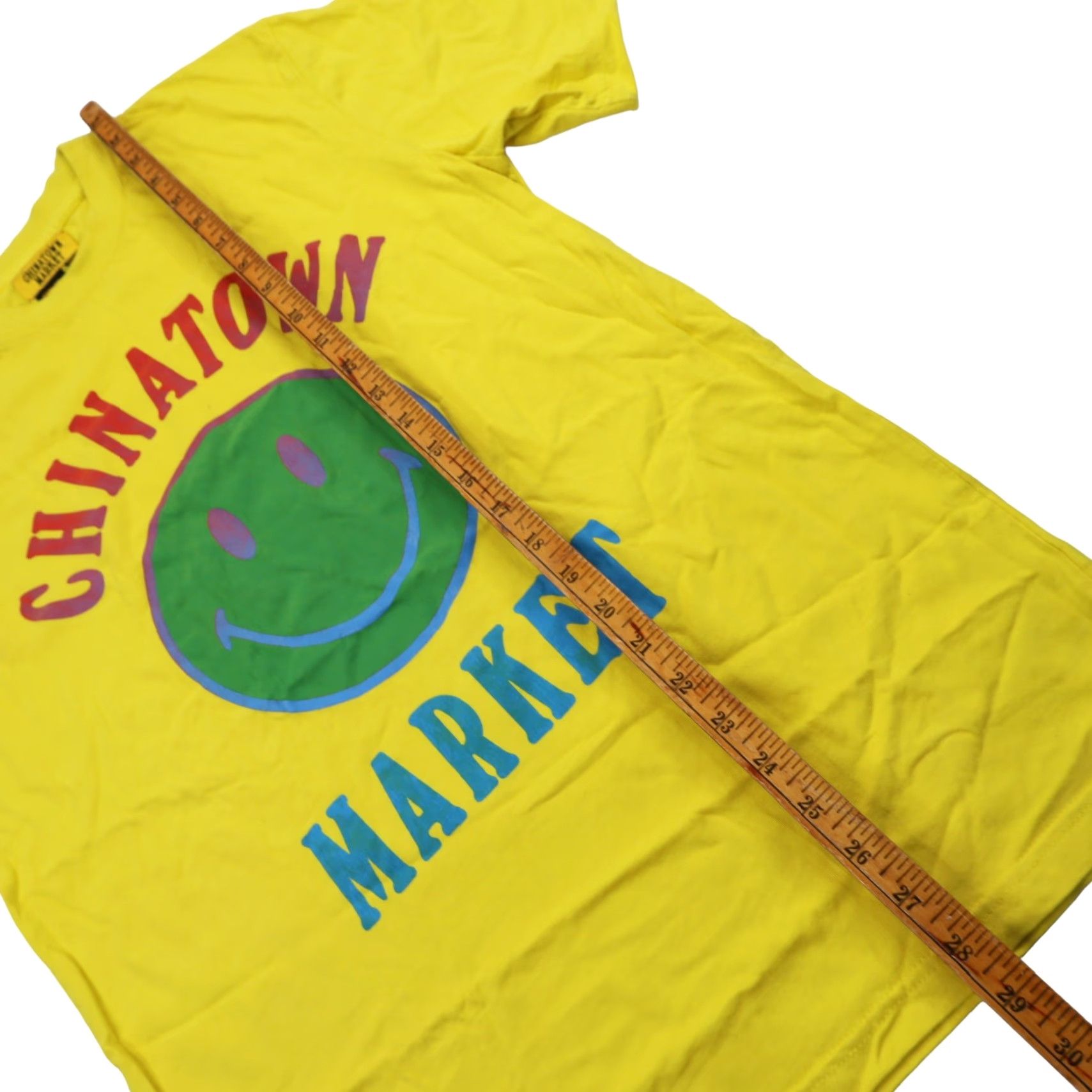 Vintage VINTAGE Chinatown Market x Smiley Original Mens Medium Graphic Spellout T Shirt Yellow Size US M / EU 48-50 / 2 - 6 Thumbnail