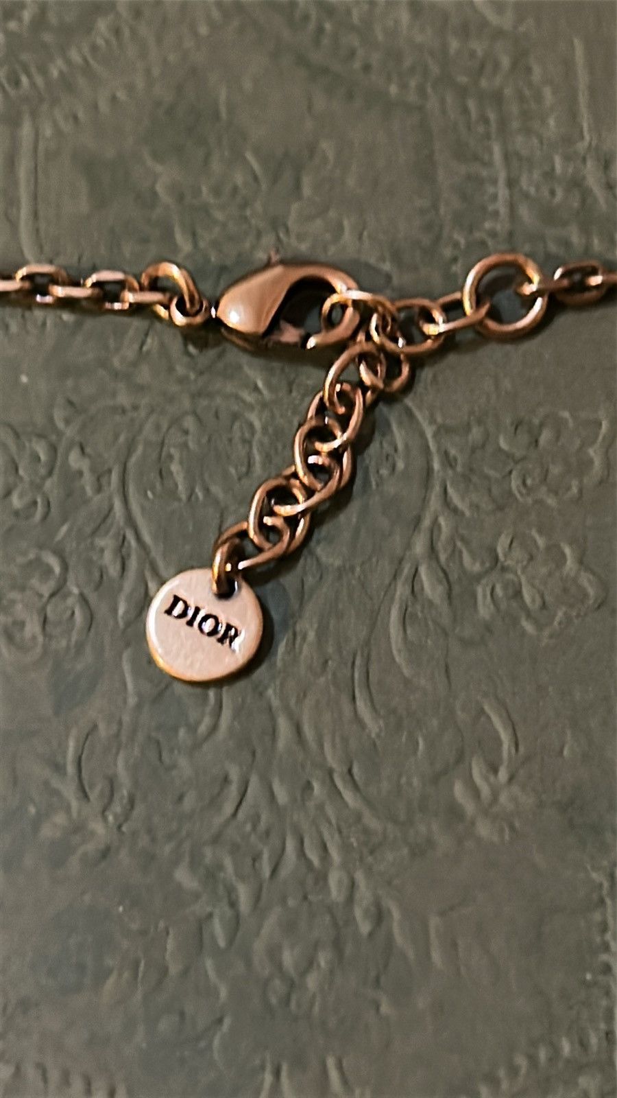 Dior Dior Lucky Charms Necklace Antique Gold-Finish Metal Size ONE SIZE - 4 Thumbnail