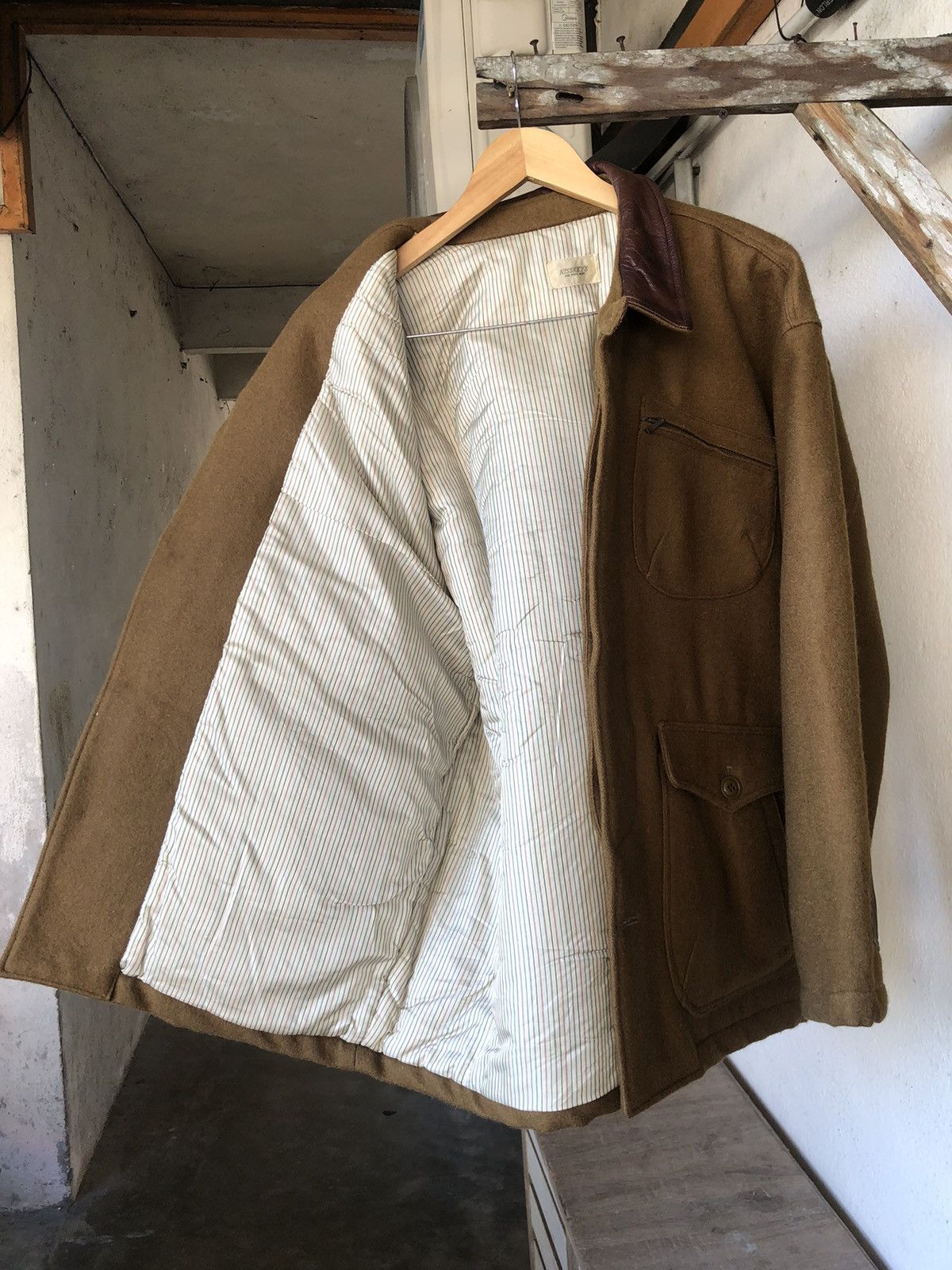 Vintage Rare🔥Vtg Nissley's Boston Club Mackinaw Cruiser Wool Jacket Size US XL / EU 56 / 4 - 17 Thumbnail