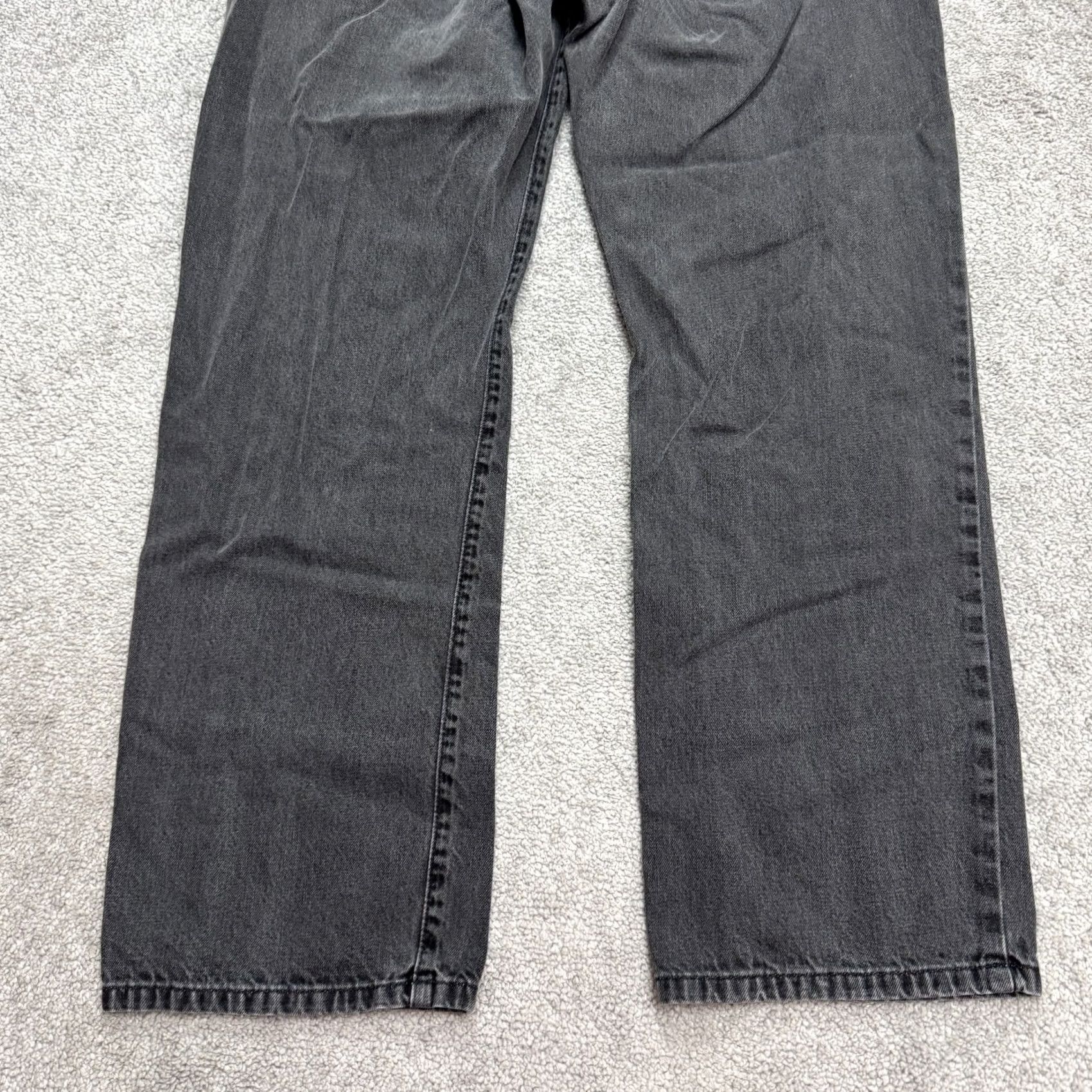 Vintage L.L. Bean Jeans Mens 38x30 Straight Denim 100% Cotton Black Classic Fit Size US 38 / EU 54 - 4 Thumbnail
