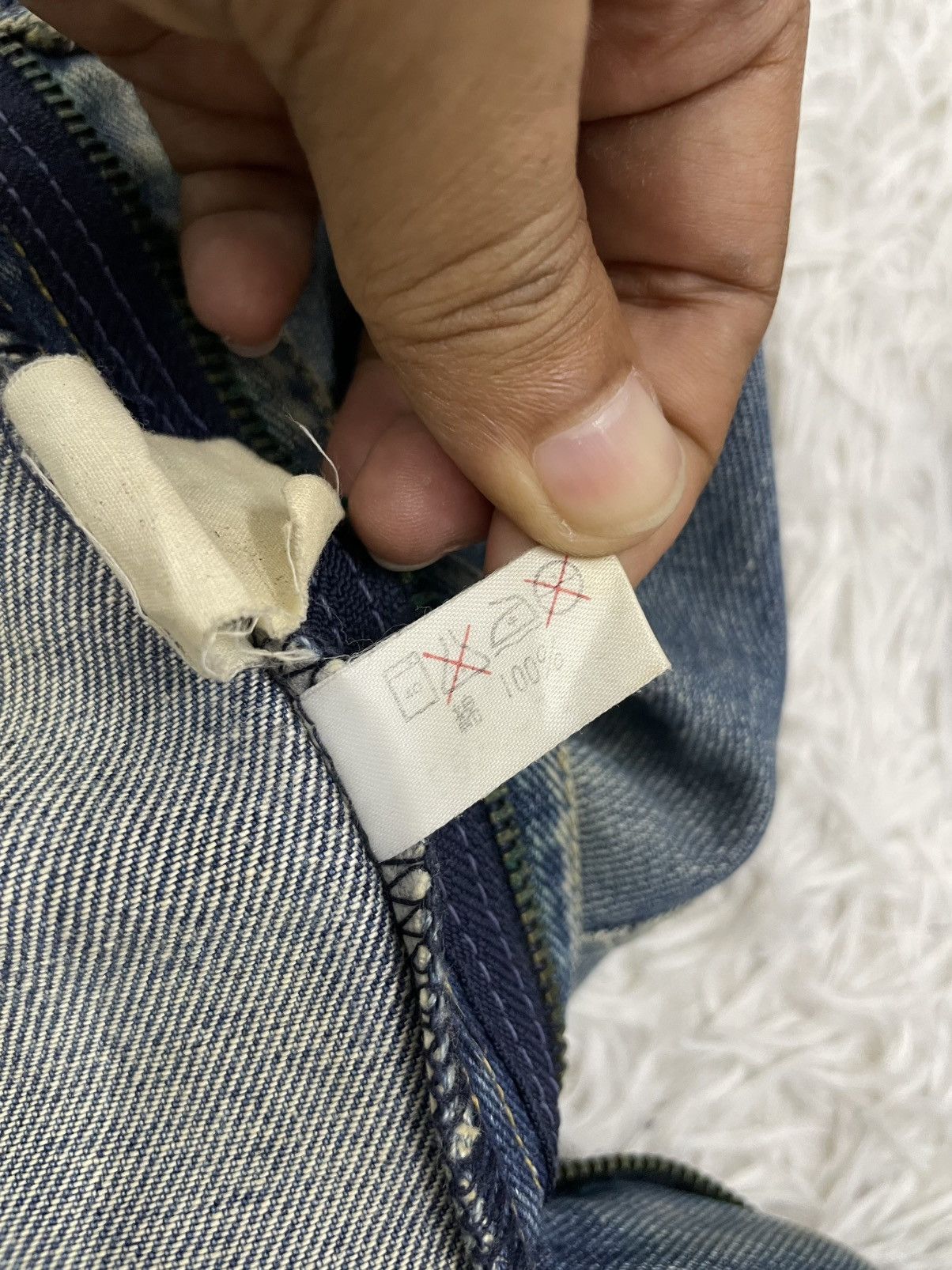 Lee Lee Riders Edwin Jeans Pant Rivet Button Scovill Size US 32 / EU 48 - 24 Thumbnail