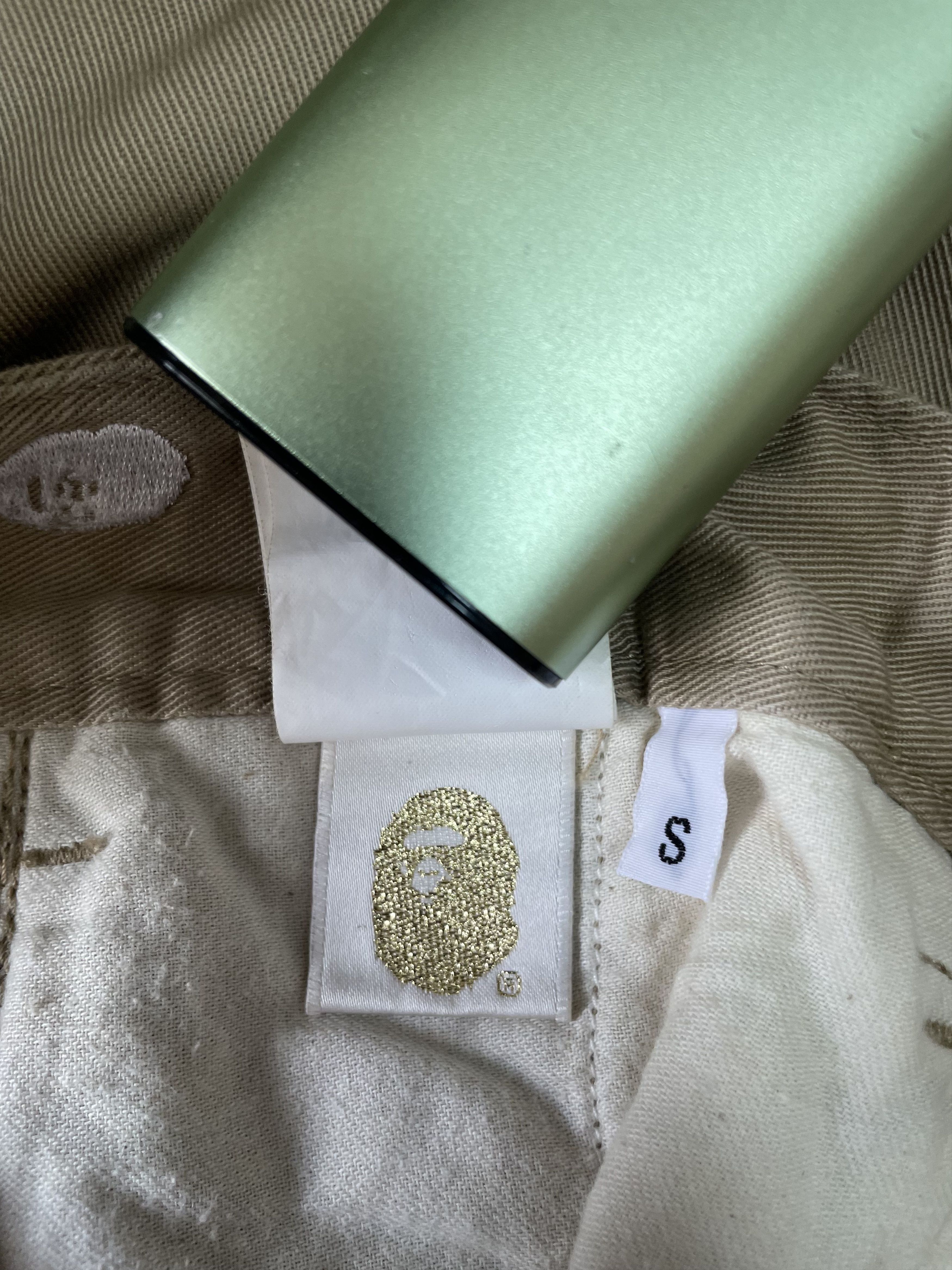 Bape BAPEEASY Embroidery Monkey face chino pants Size US 30 / EU 46 - 10 Thumbnail