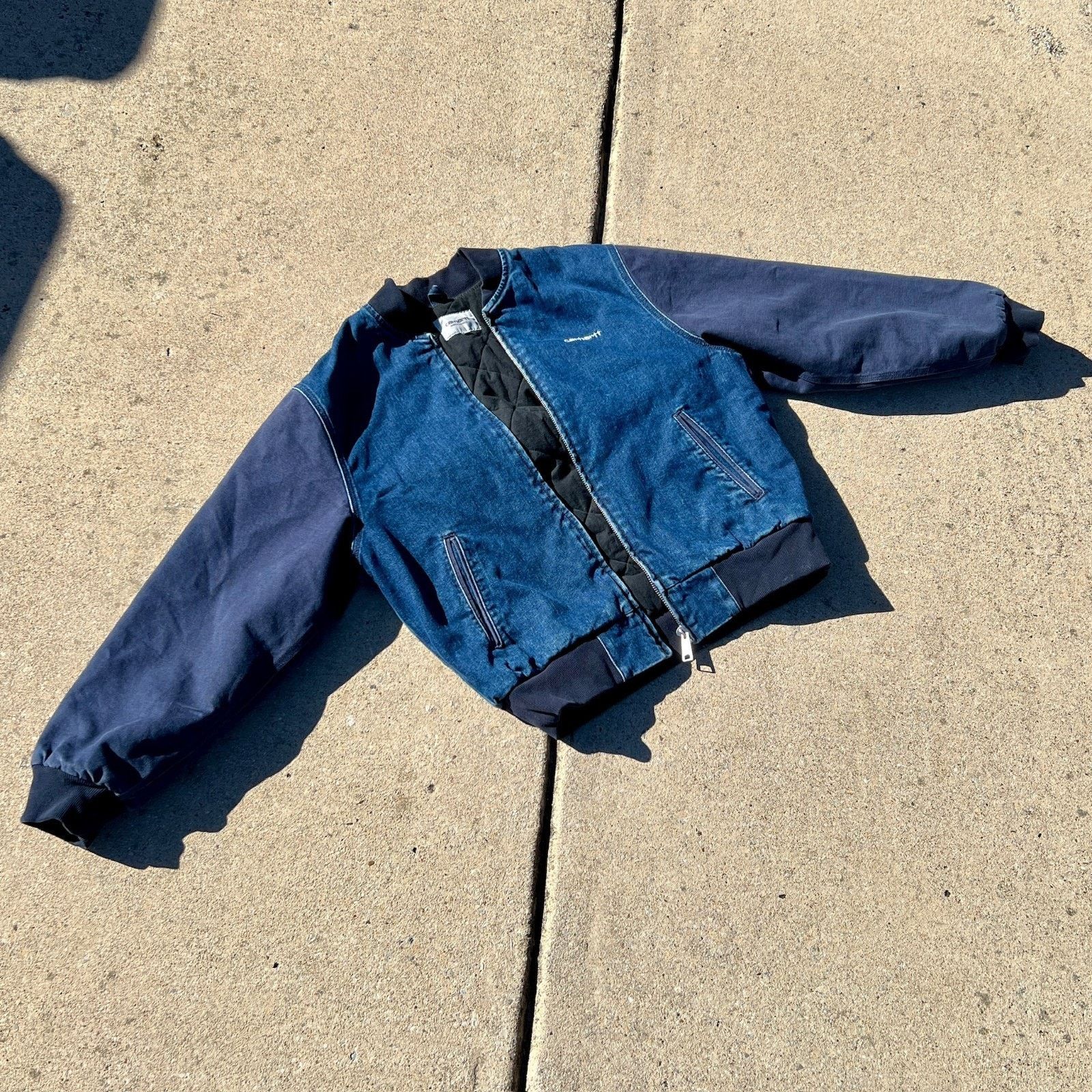 Carhartt Carhartt WIP Paxon Bomber - Blue Denim | Size M Size US M / EU 48-50 / 2 - 4 Thumbnail