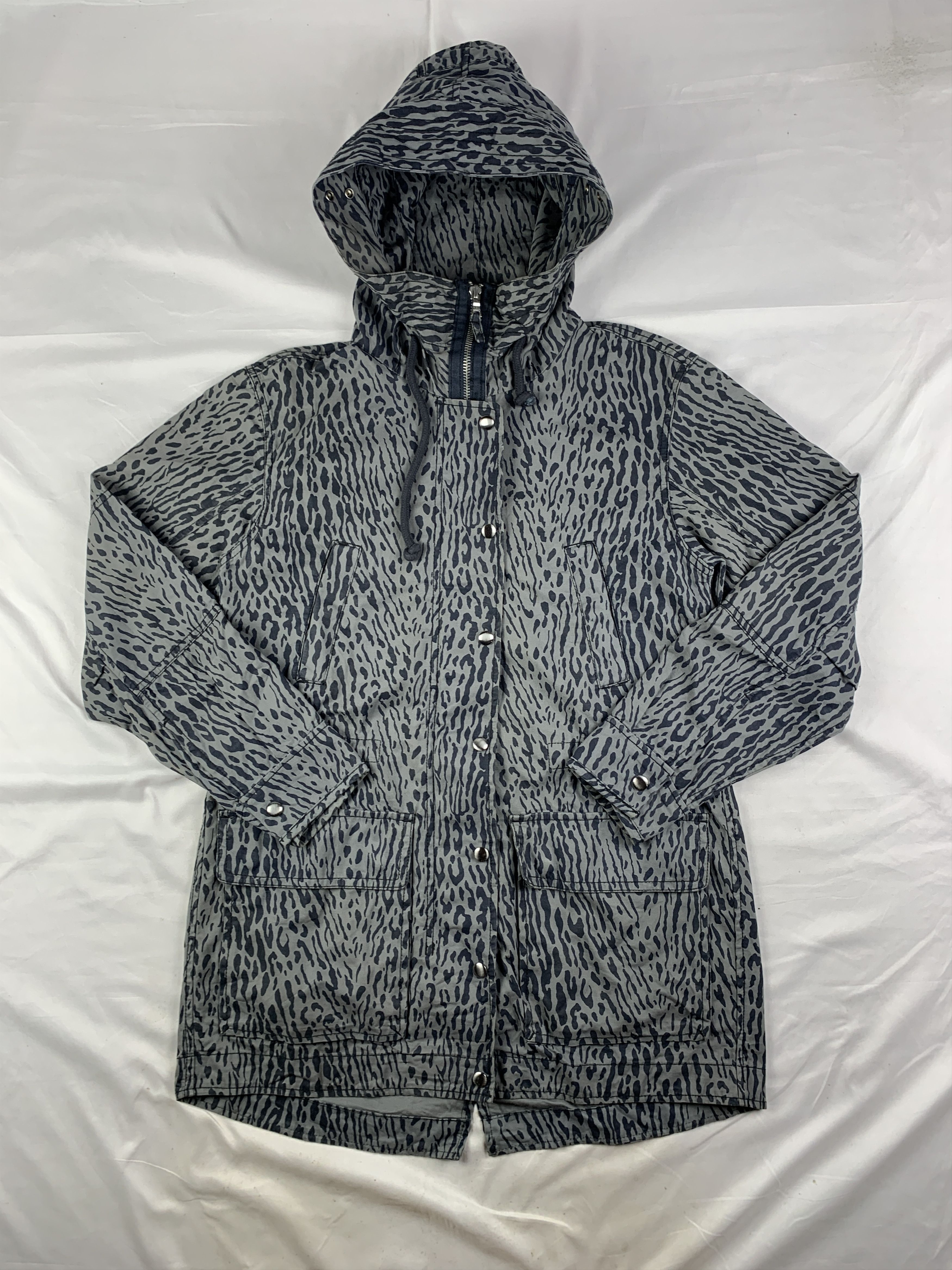 Gap GAP Leopard Camo Fishtail Parka (S) Size US S / EU 44-46 / 1 - 1 Thumbnail