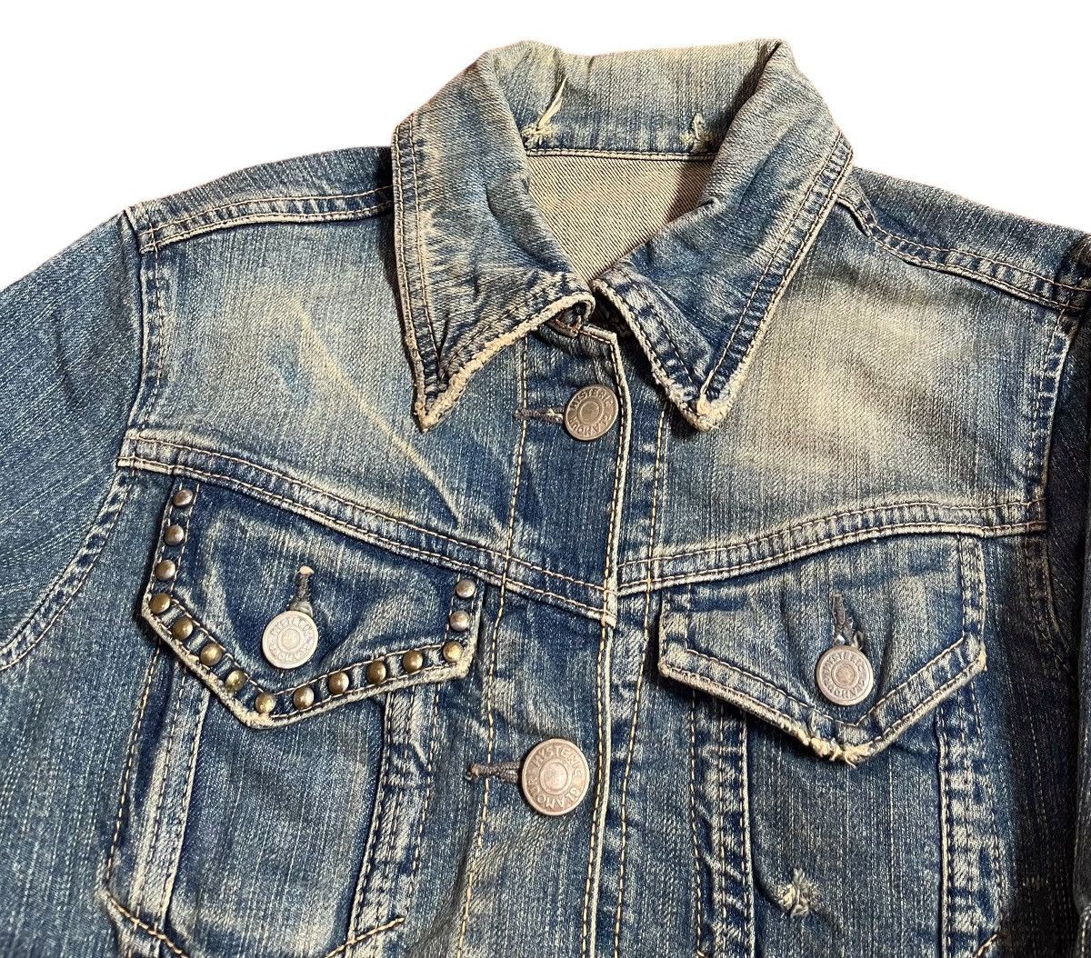 Hysteric Glamour Vintage hysteric glamour trashed denim jacket Size S / US 4 / IT 40 - 3 Thumbnail