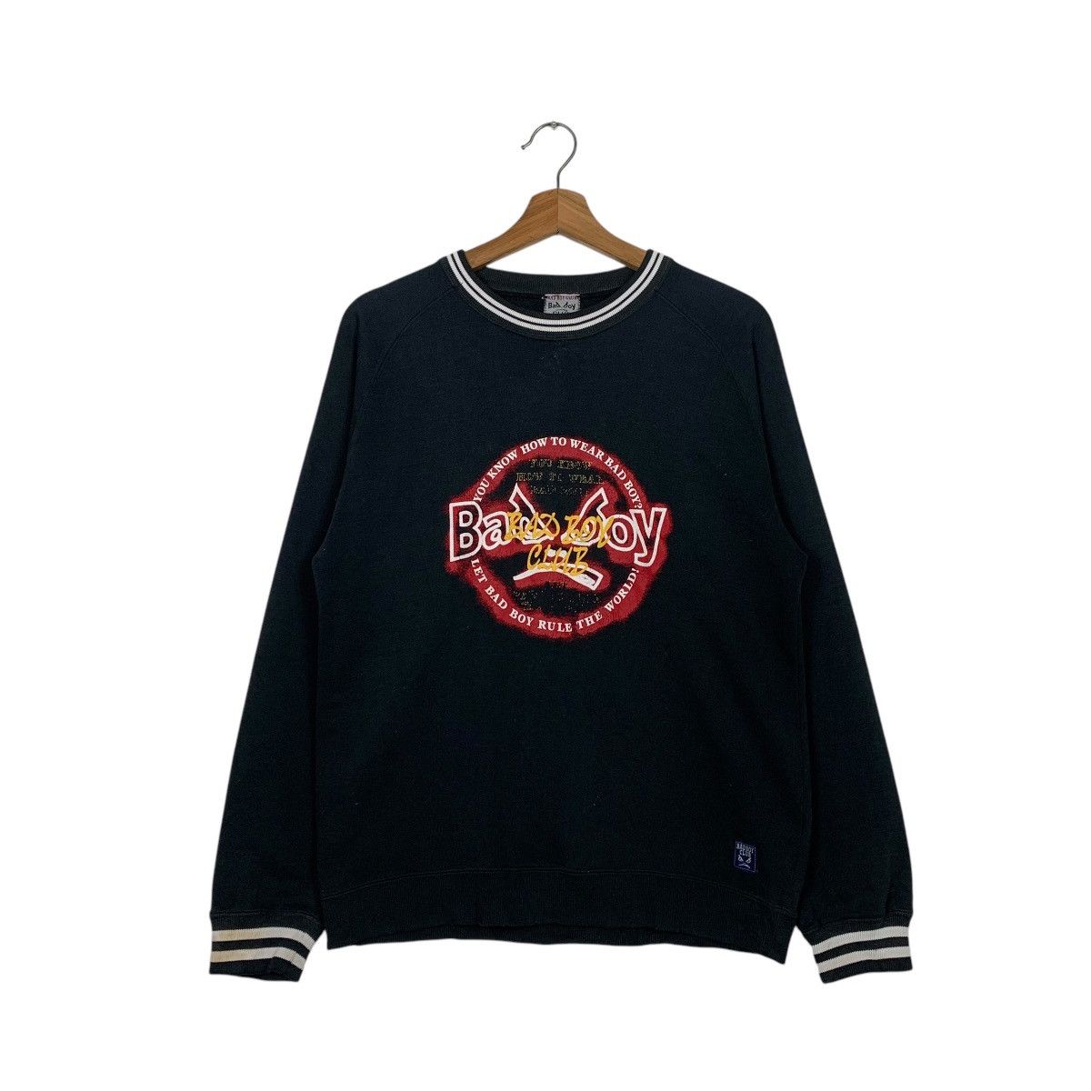 Japanese Brand Japanese Brand Bad Boy Club Big Logo Crewneck Sweatshirt Size US M / EU 48-50 / 2 - 1 Thumbnail