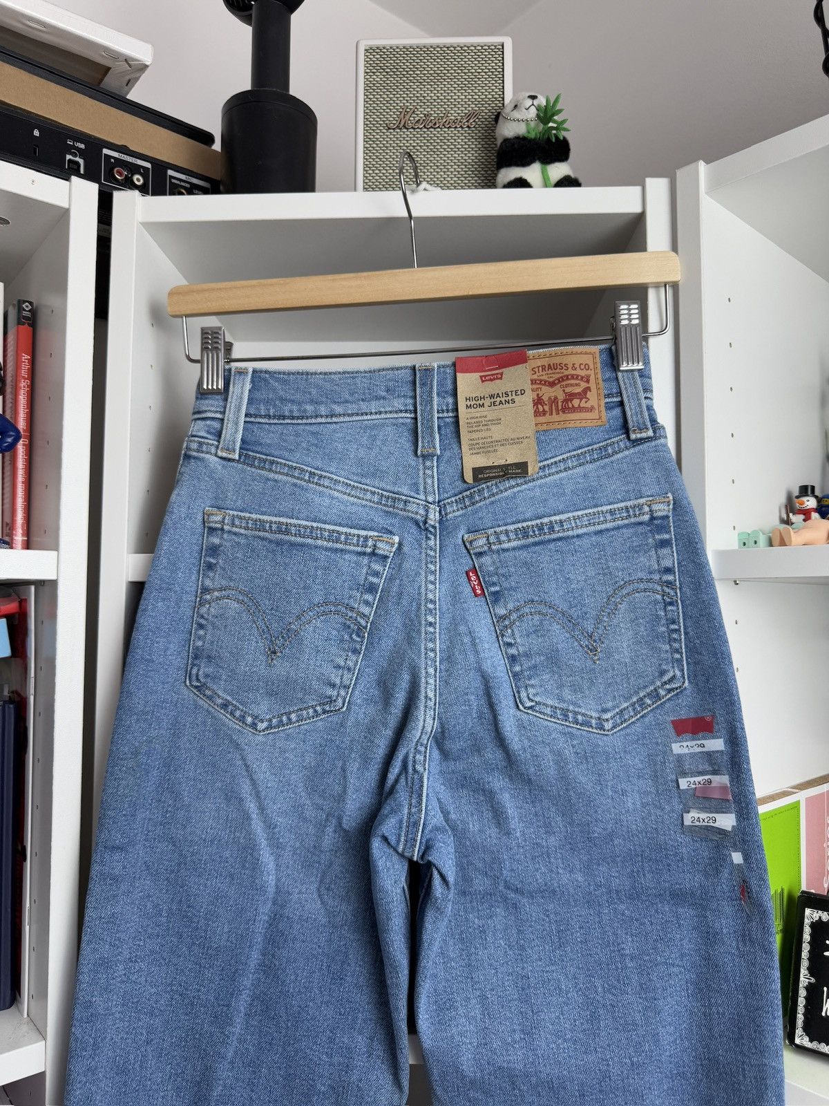 Designer × Levi's Levi’s high waist mom jeans denim pants 24 DSWT streetwear Size 24" / US 00 / IT 34 - 3 Thumbnail