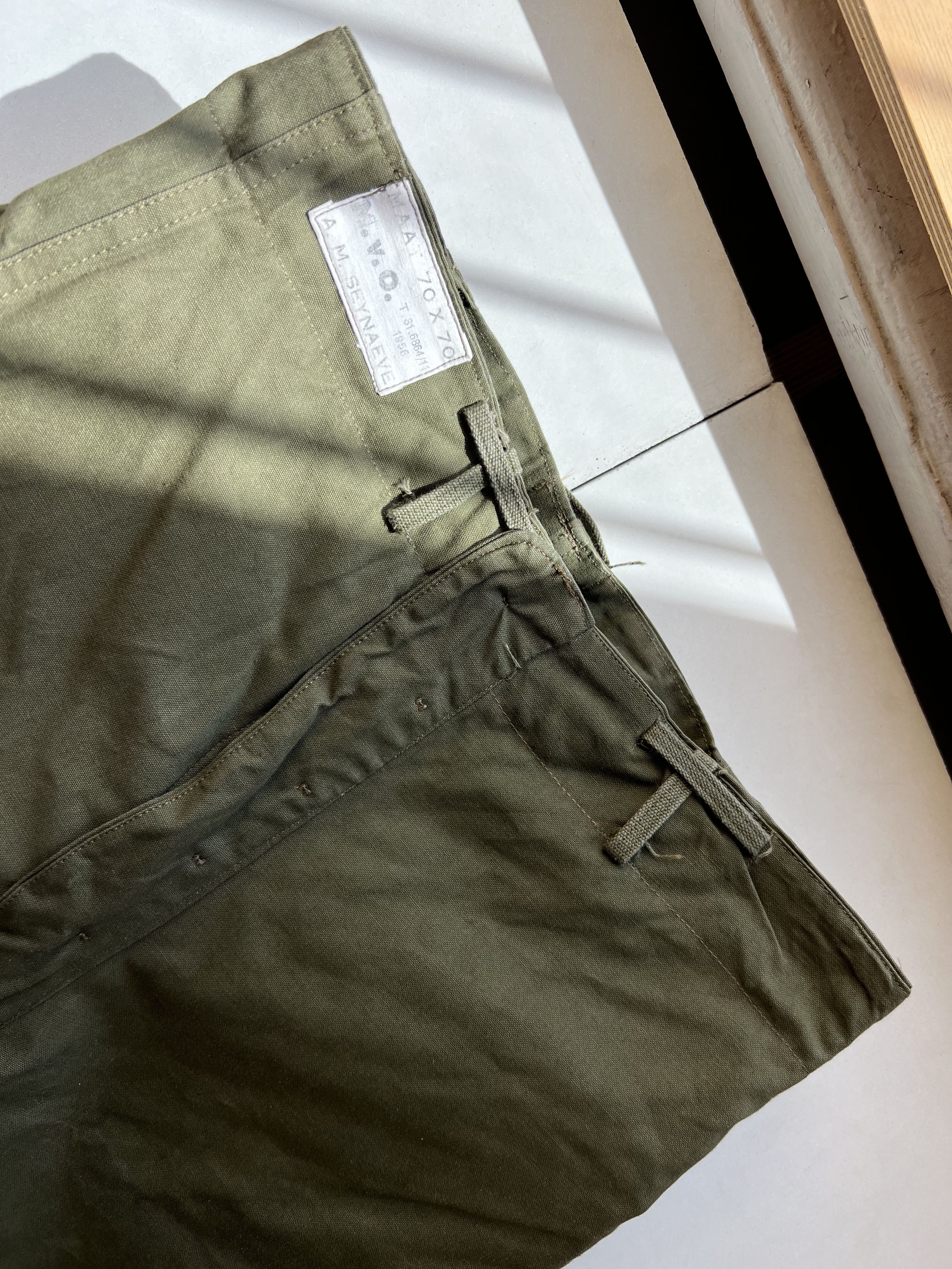Unsound Rags 1956 Vintage Heavy Cotton SeyNaeve MVO USA Cargo Pant Size US 30 / EU 46 - 7 Thumbnail