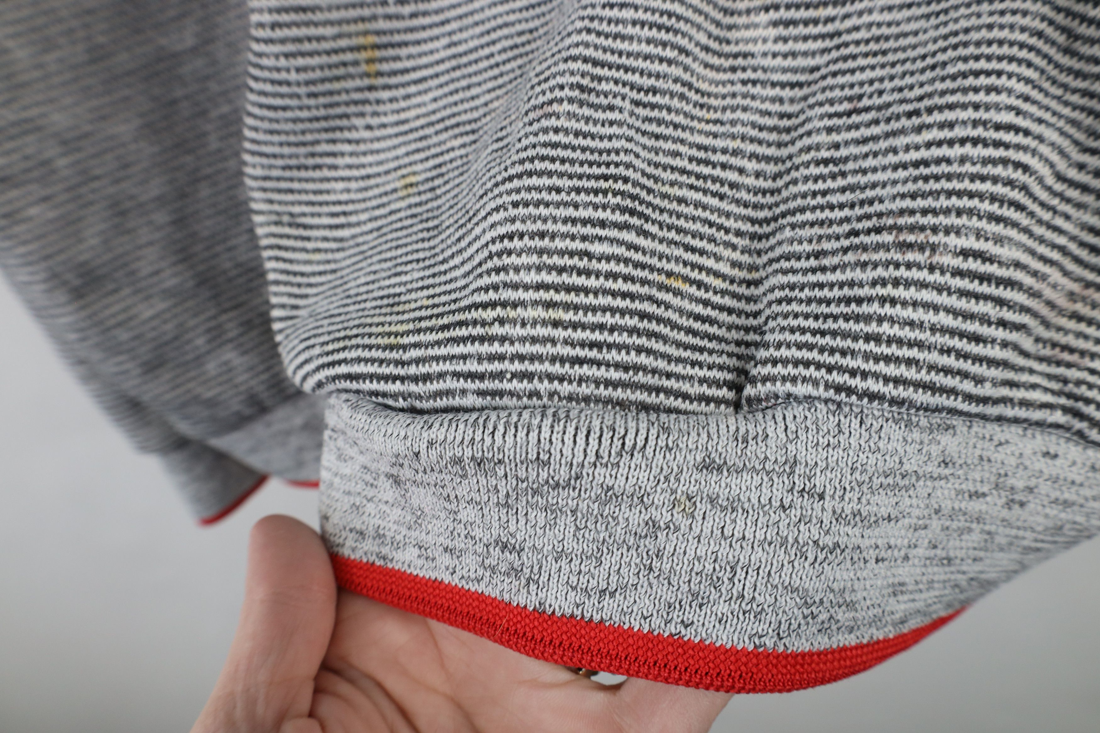 Vintage Vintage 90s Spell Striped Ohio State University Sweatshirt Size US XXL / EU 58 / 5 - 9 Thumbnail