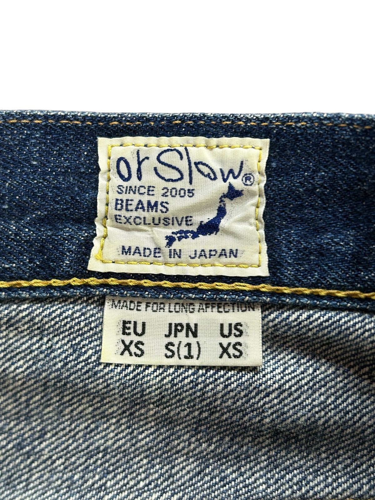 Beams Plus × Japanese Brand × Orslow Vintage Orslow Lot 701ZBB Beams Exclusive Selvedge Jeans Size US 27 - 9 Thumbnail