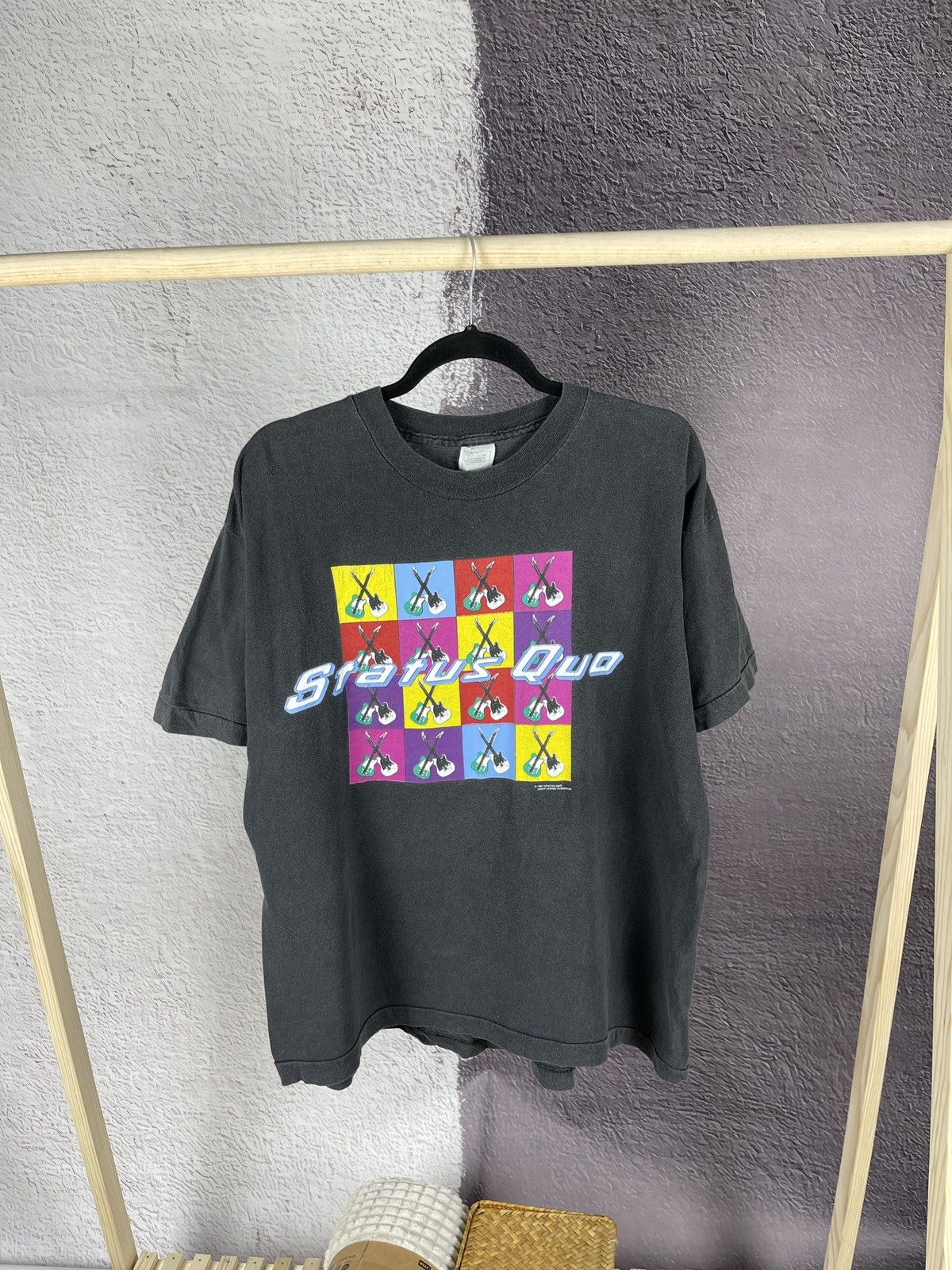 Band Tees Vintage Status Quo 1991 1992 tour tee Rock Til you drop Size US XL / EU 56 / 4 - 3 Thumbnail