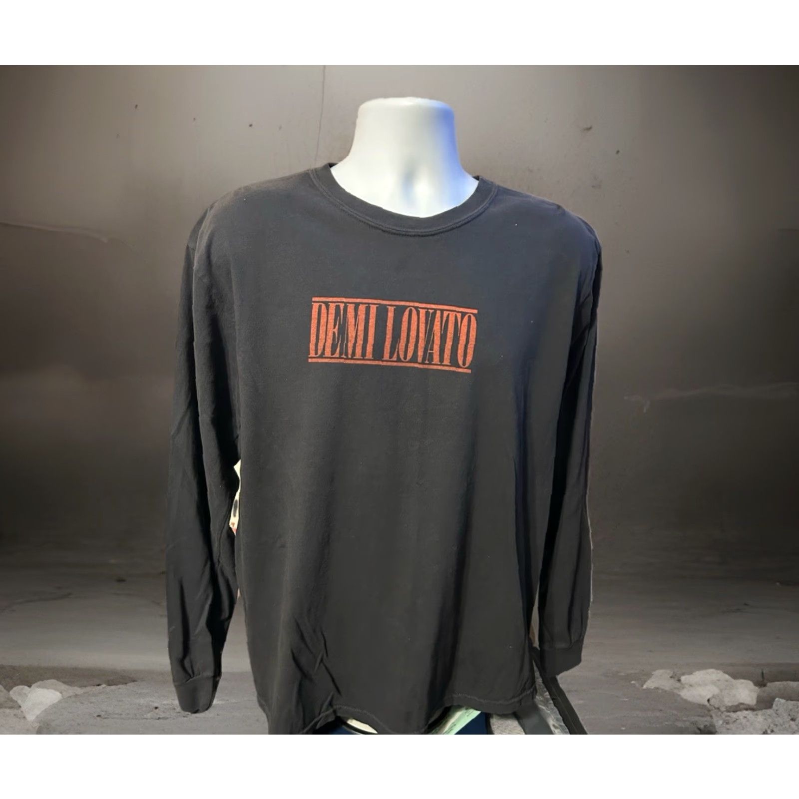 Doublet Demi Lovato Holy Fvck 2022 Tour Long Sleeve Shirt Black Adult Large Double Sided Crew Neck Unisex Top Tee? Size US L / EU 52-54 / 3 - 4 Thumbnail